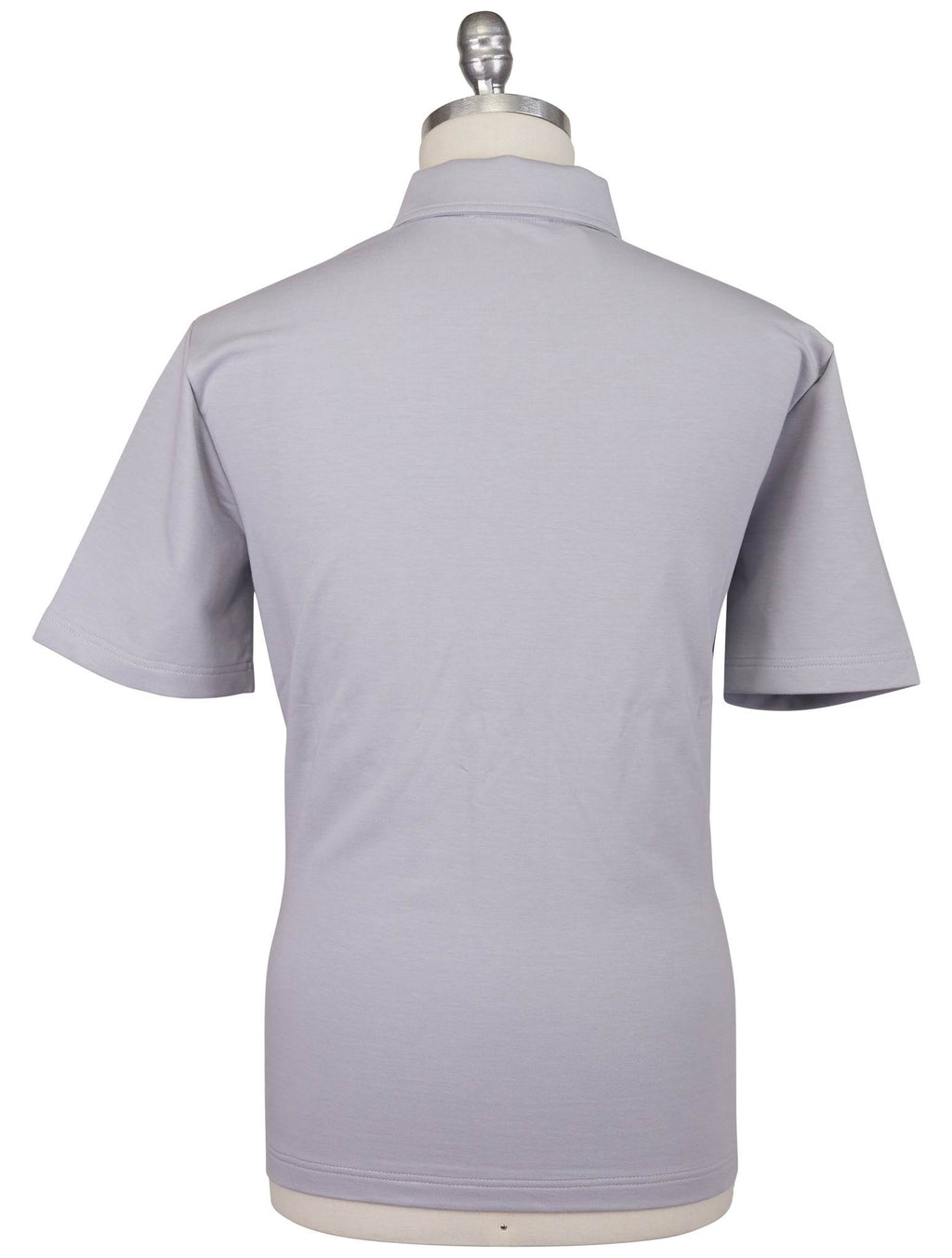 Kiton Knt Gray Cotton EA Polo
