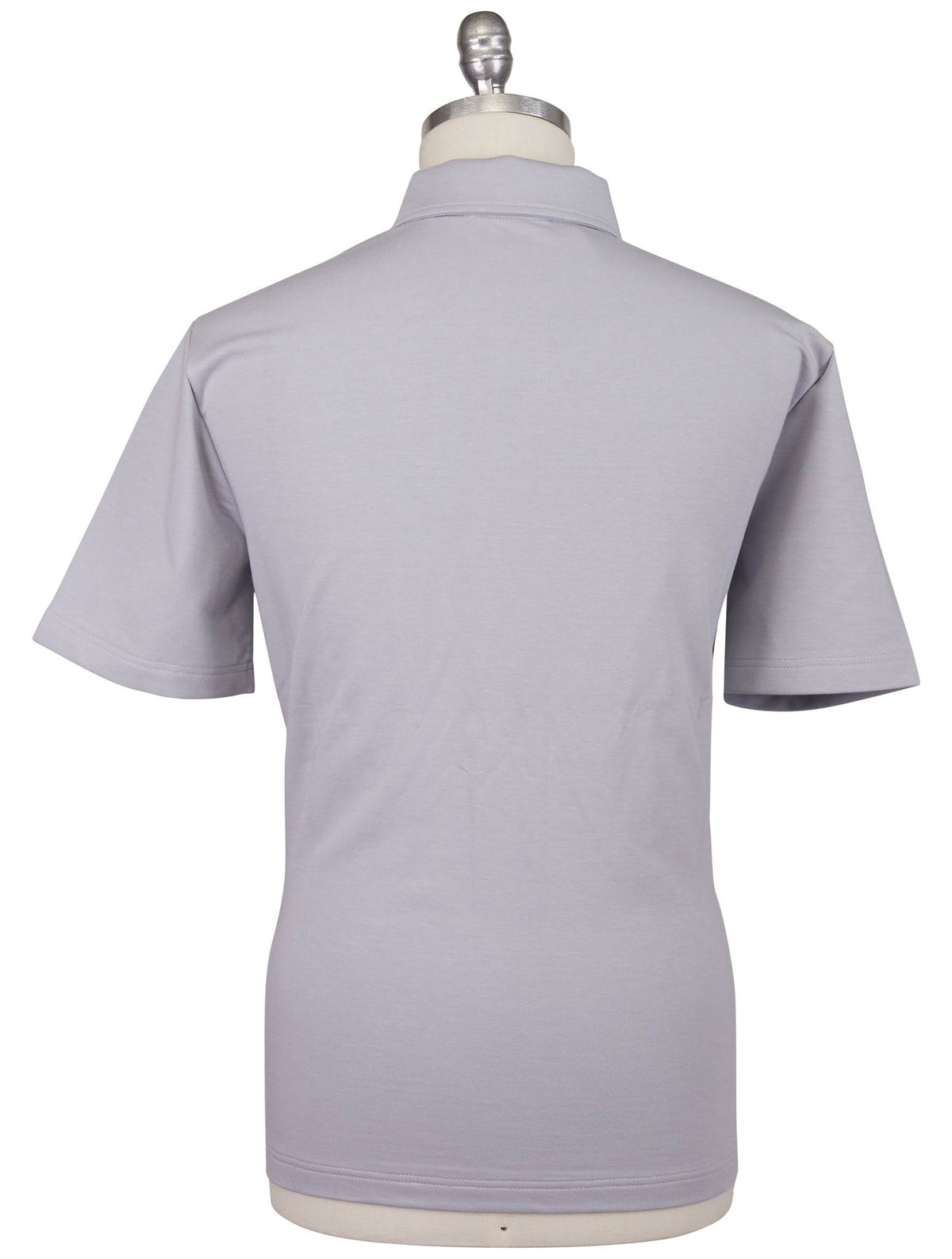 Kiton Knt Gray Cotton EA Polo