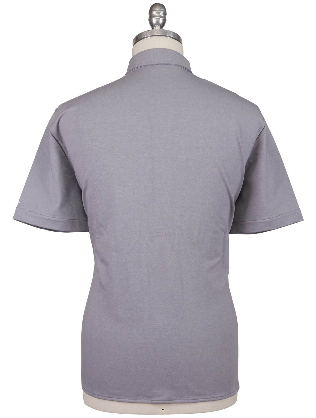 Kiton Knt Gray Cotton EA Shirt