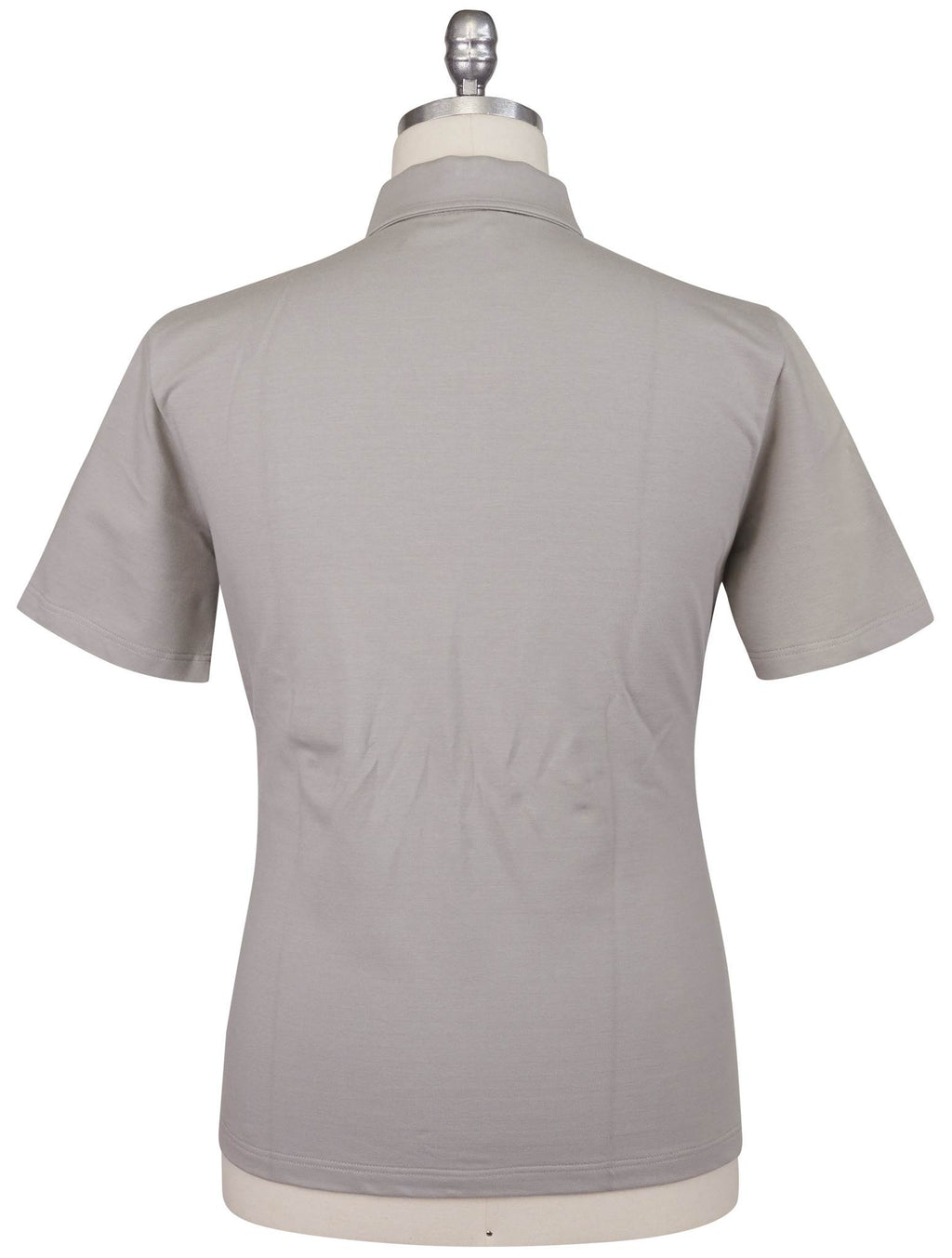 Kiton Knt Gray Cotton EA Polo