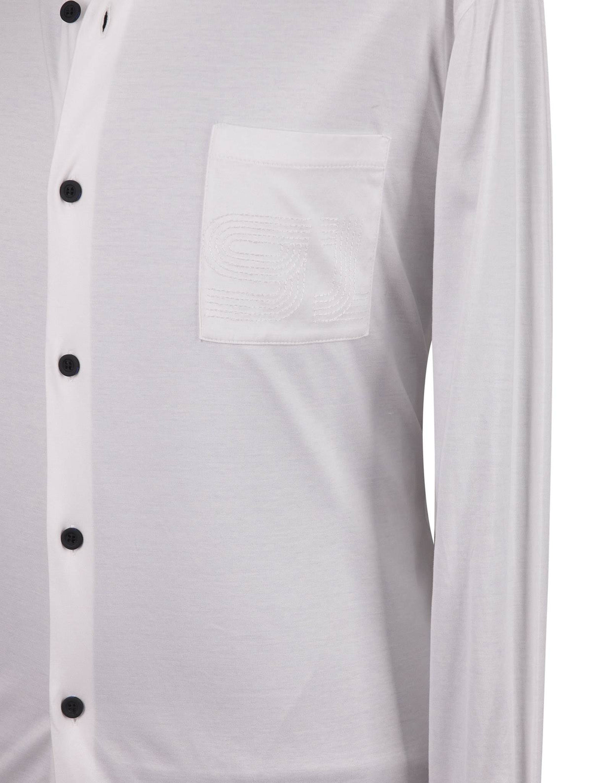 Kiton Knt White Cotton Shirt