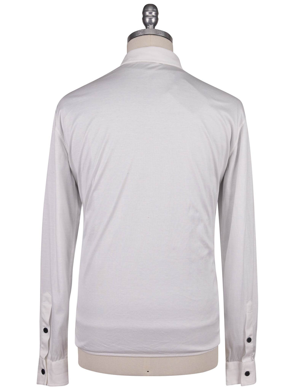 Kiton Knt White Cotton Shirt
