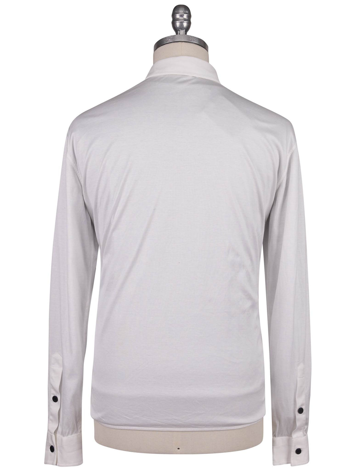 Kiton Knt White Cotton Shirt