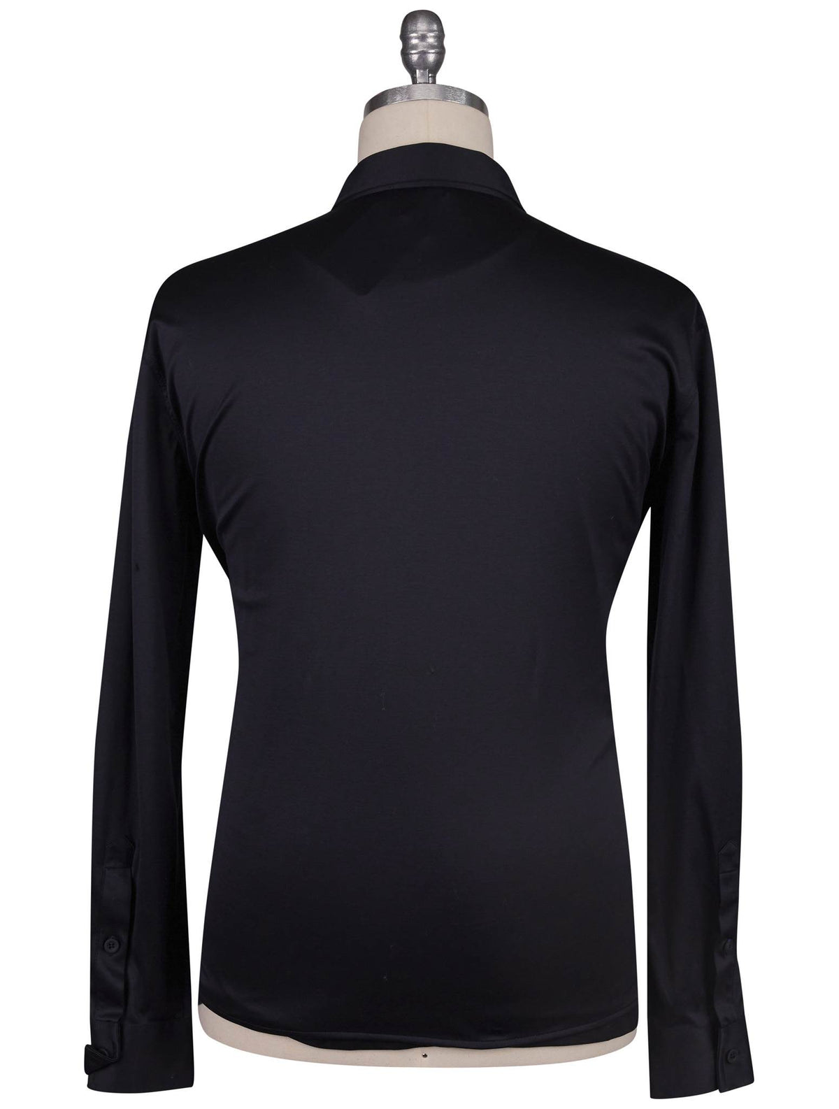 Kiton Knt Blue Cotton Shirt