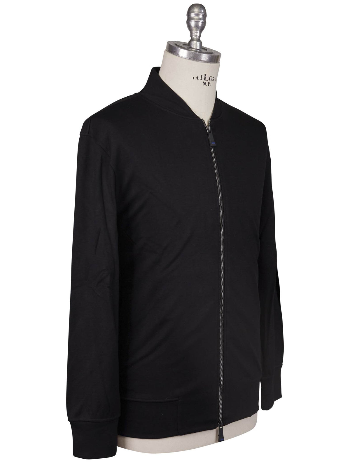 KNT Kiton Knt Black Viscose Ea Sweater Black 001