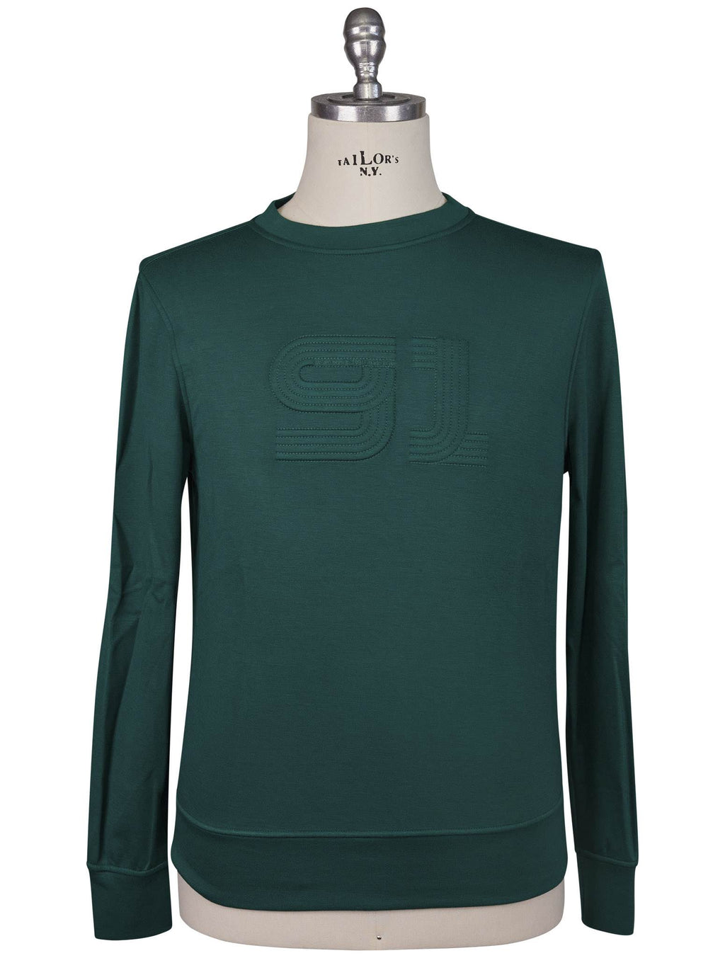 KNT Kiton Knt Green Viscose Ea Sweater Crewneck Green 000