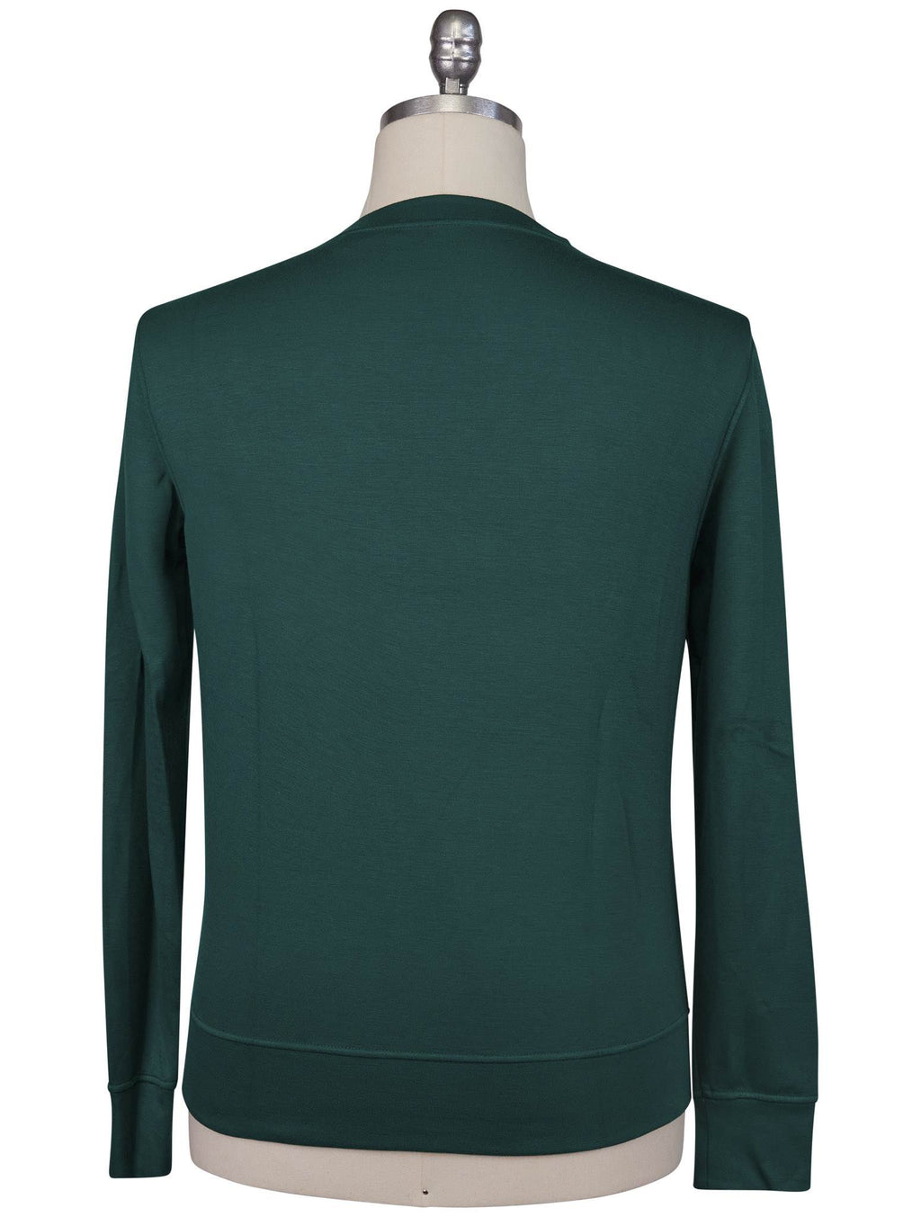 Kiton Knt Green Viscose Ea Sweater Crewneck