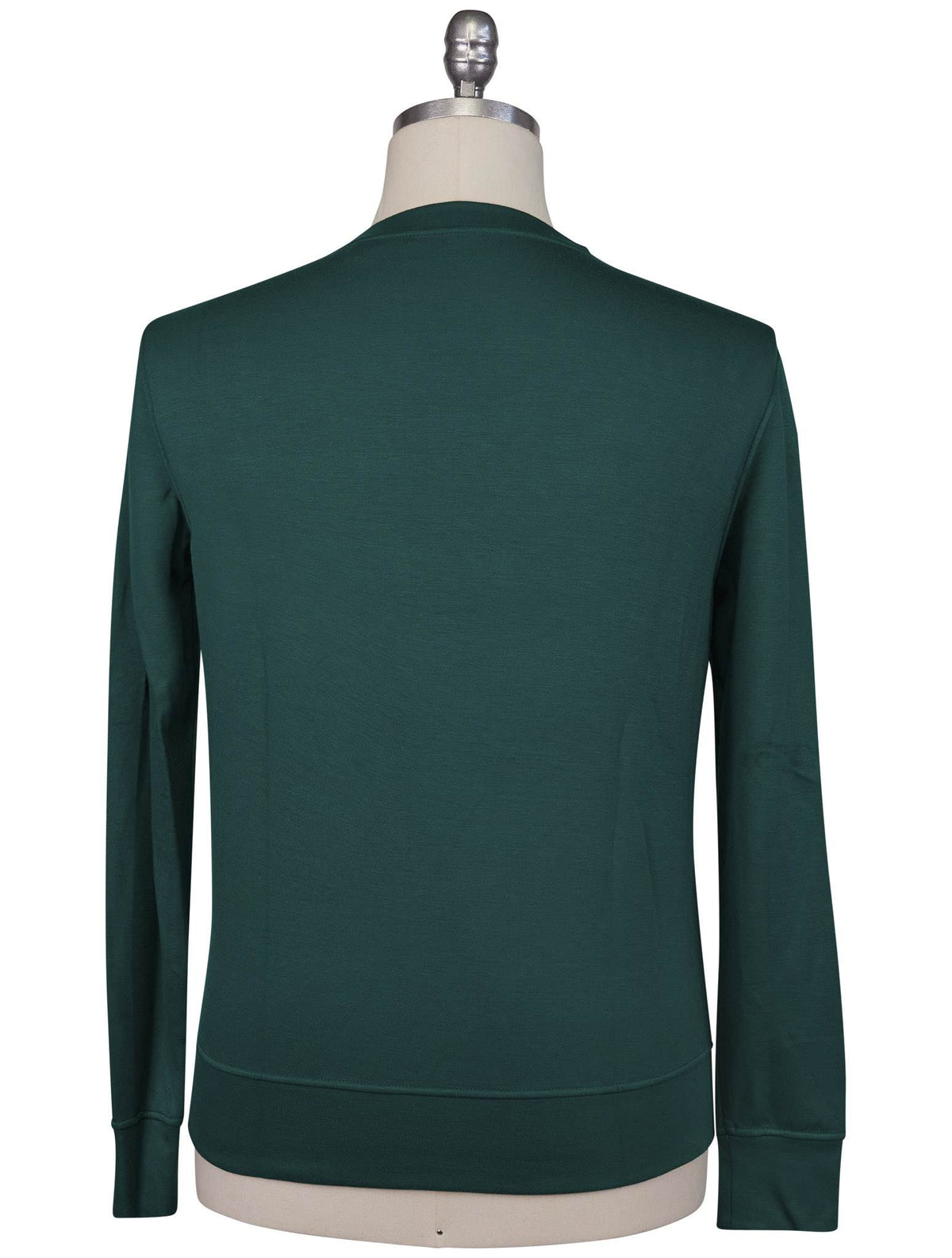 Kiton Knt Green Viscose Ea Sweater Crewneck