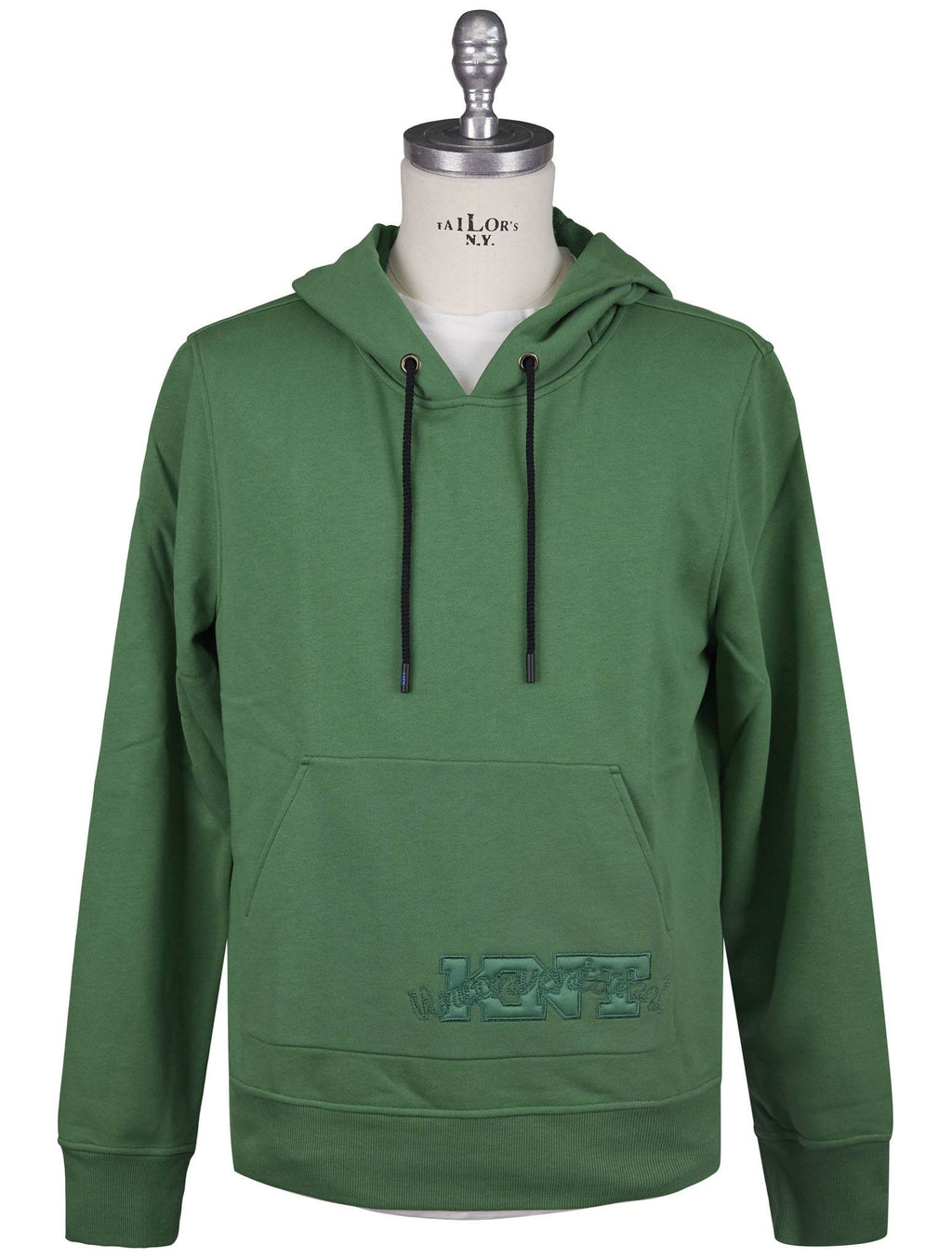 Kiton Knt Green Cotton Sweater