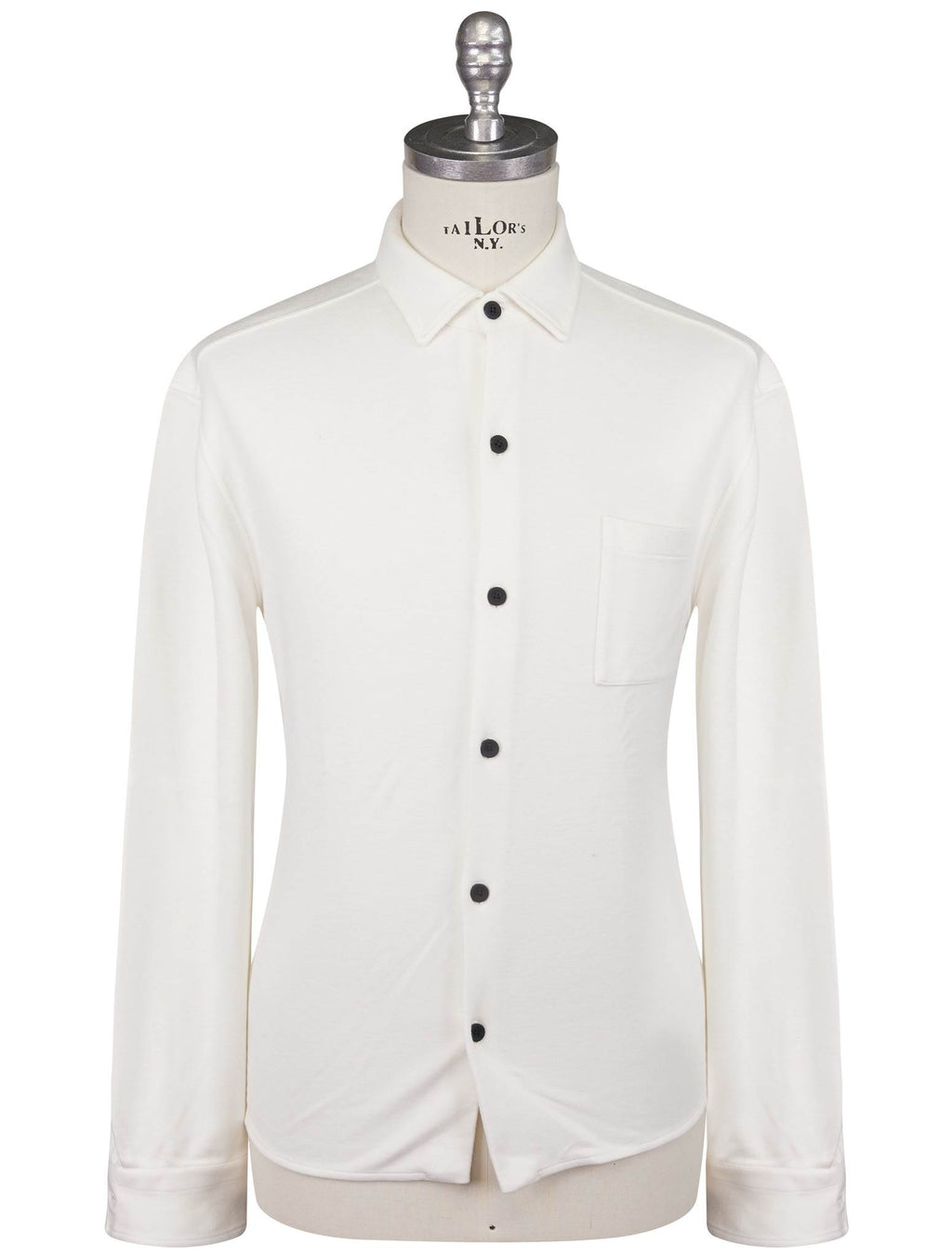 Kiton Knt White Viscose EA Shirt