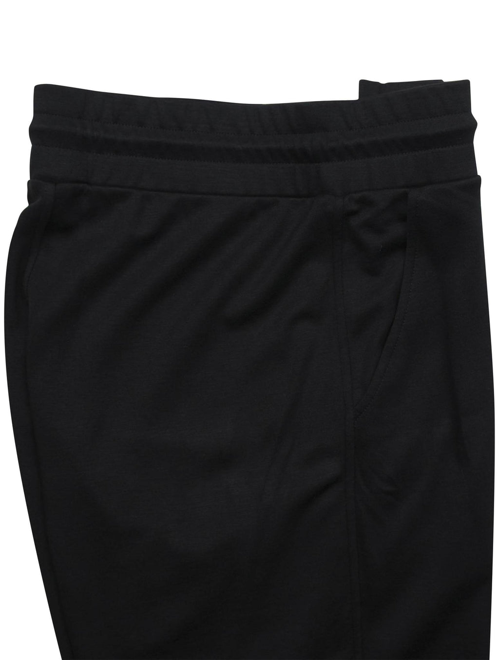 Kiton Kiton KNT Black Viscose Ea Short Pants Black 000