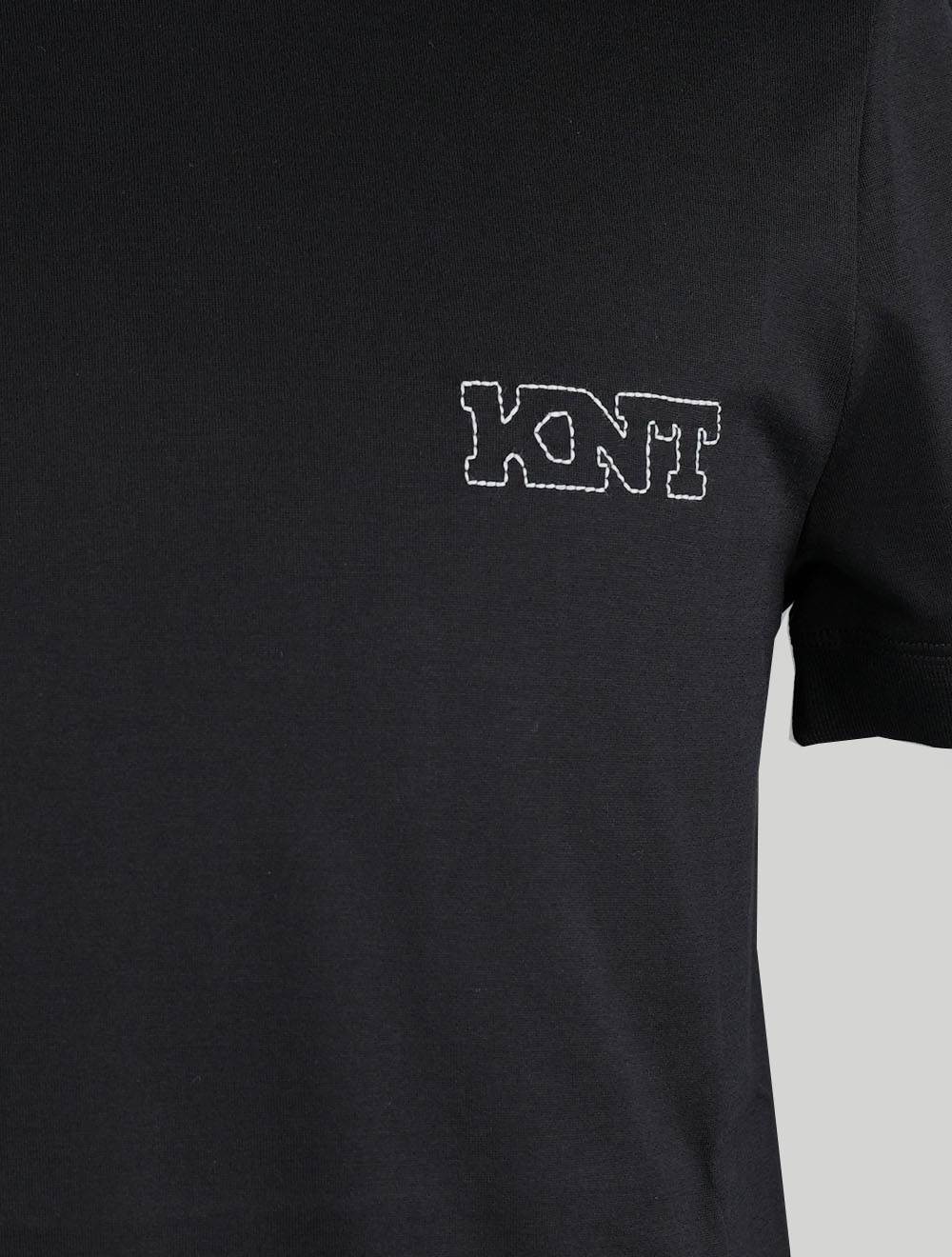 KNT Kiton Black Cotton T-Shirt