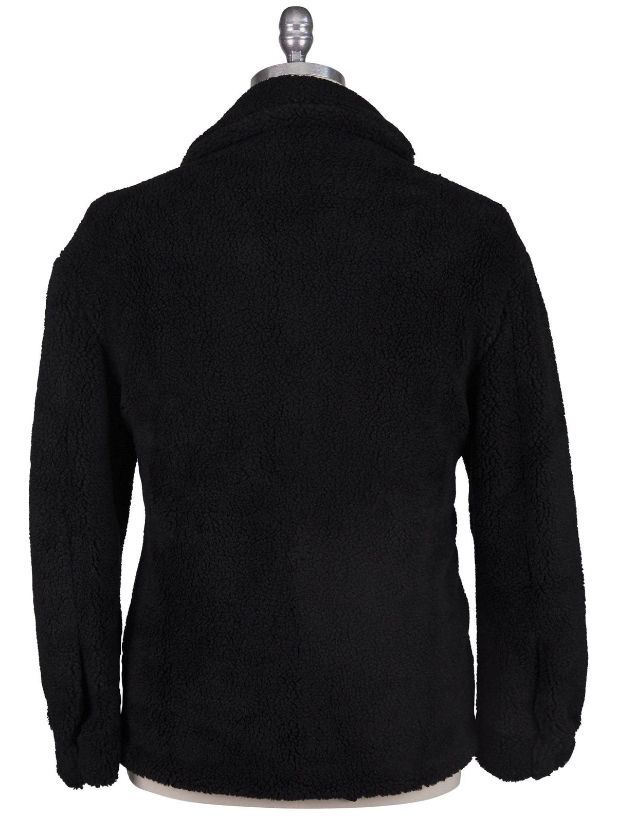 Kiton Knt Black Acrylic PL Coat