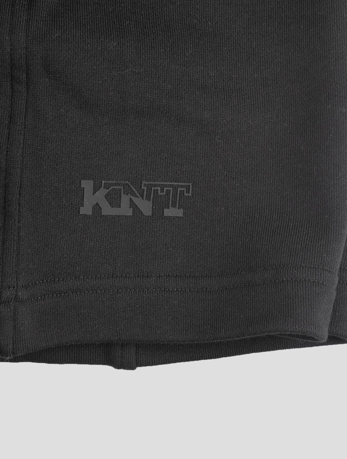 KNT Kiton Black Cotton Short Pants