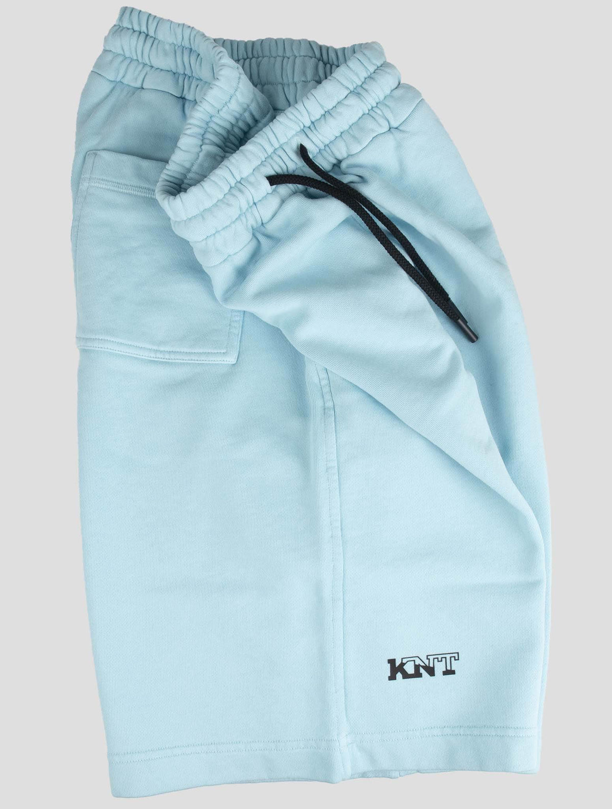 KNT KNT Kiton Light Blue Cotton Short Pants Light Blue 001