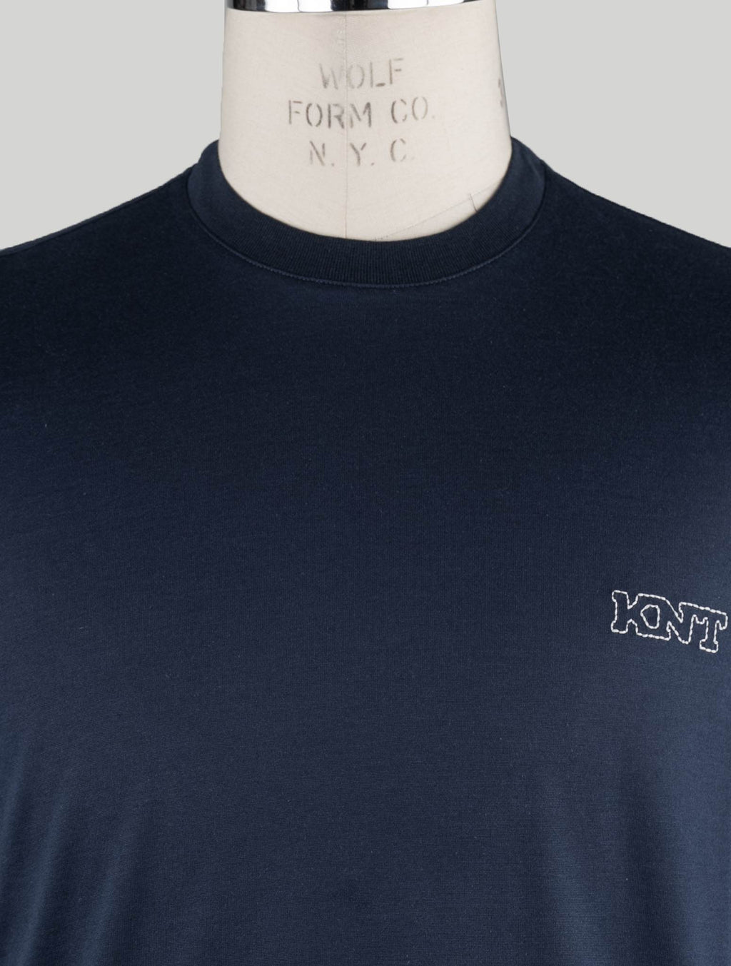 Kiton KNT Blue Cotton T-shirt