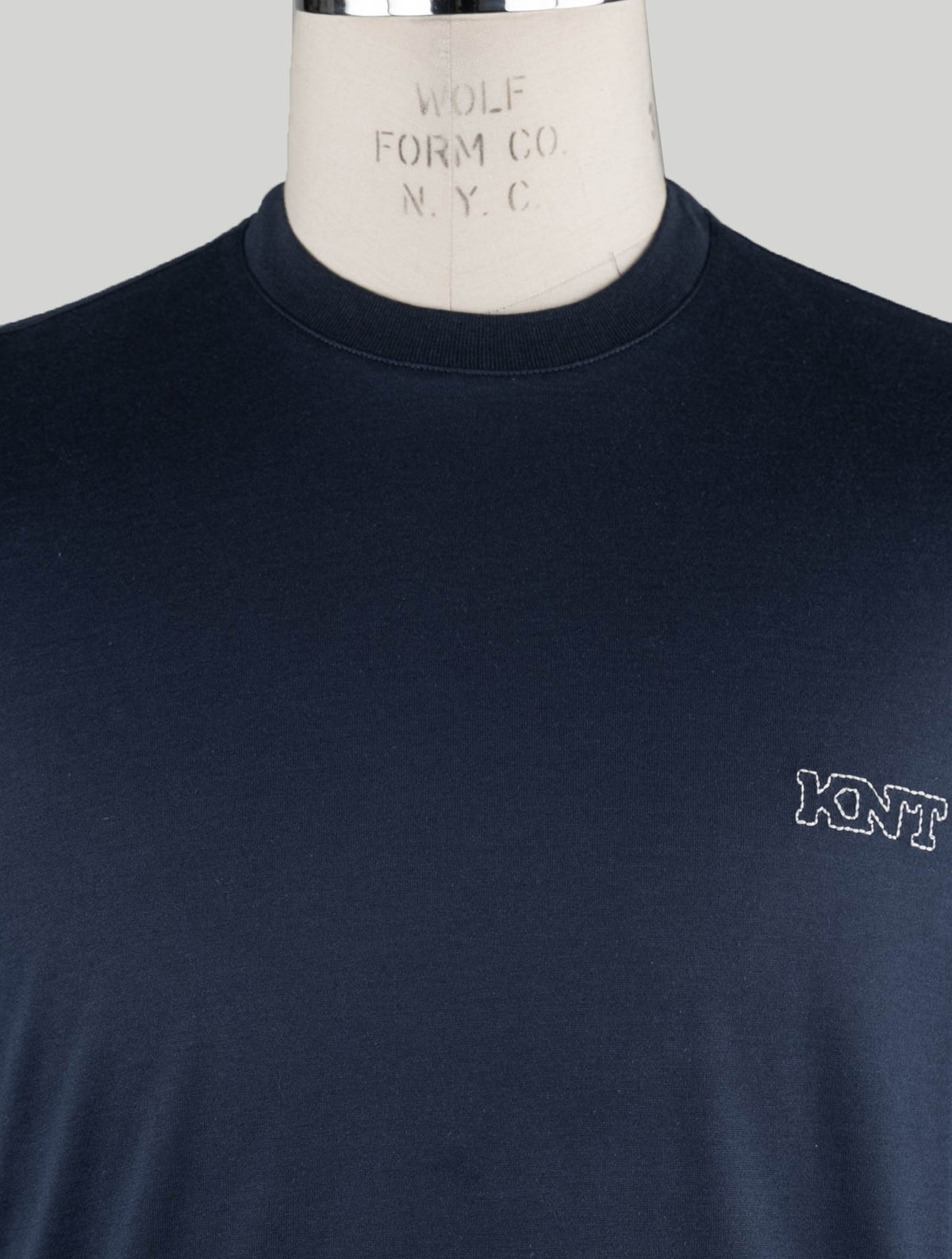 Kiton KNT Blue Cotton T-shirt