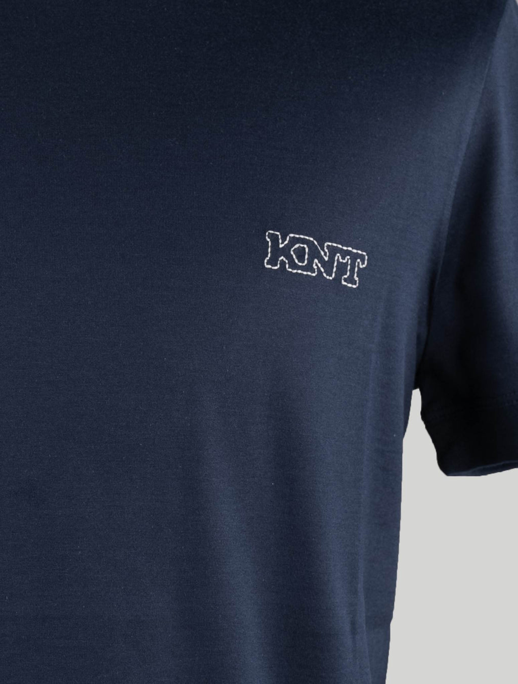 Kiton KNT Blue Cotton T-shirt