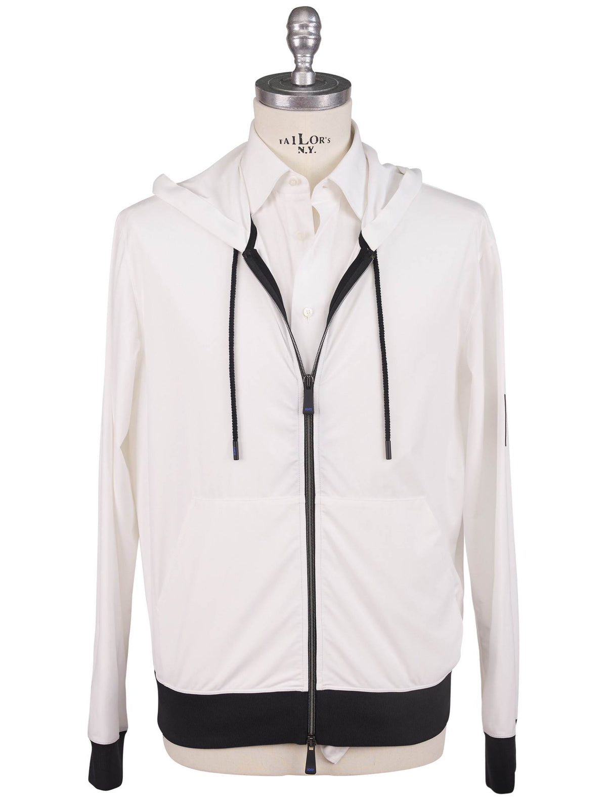 KNT Kiton Knt White PA EA Coat White 000