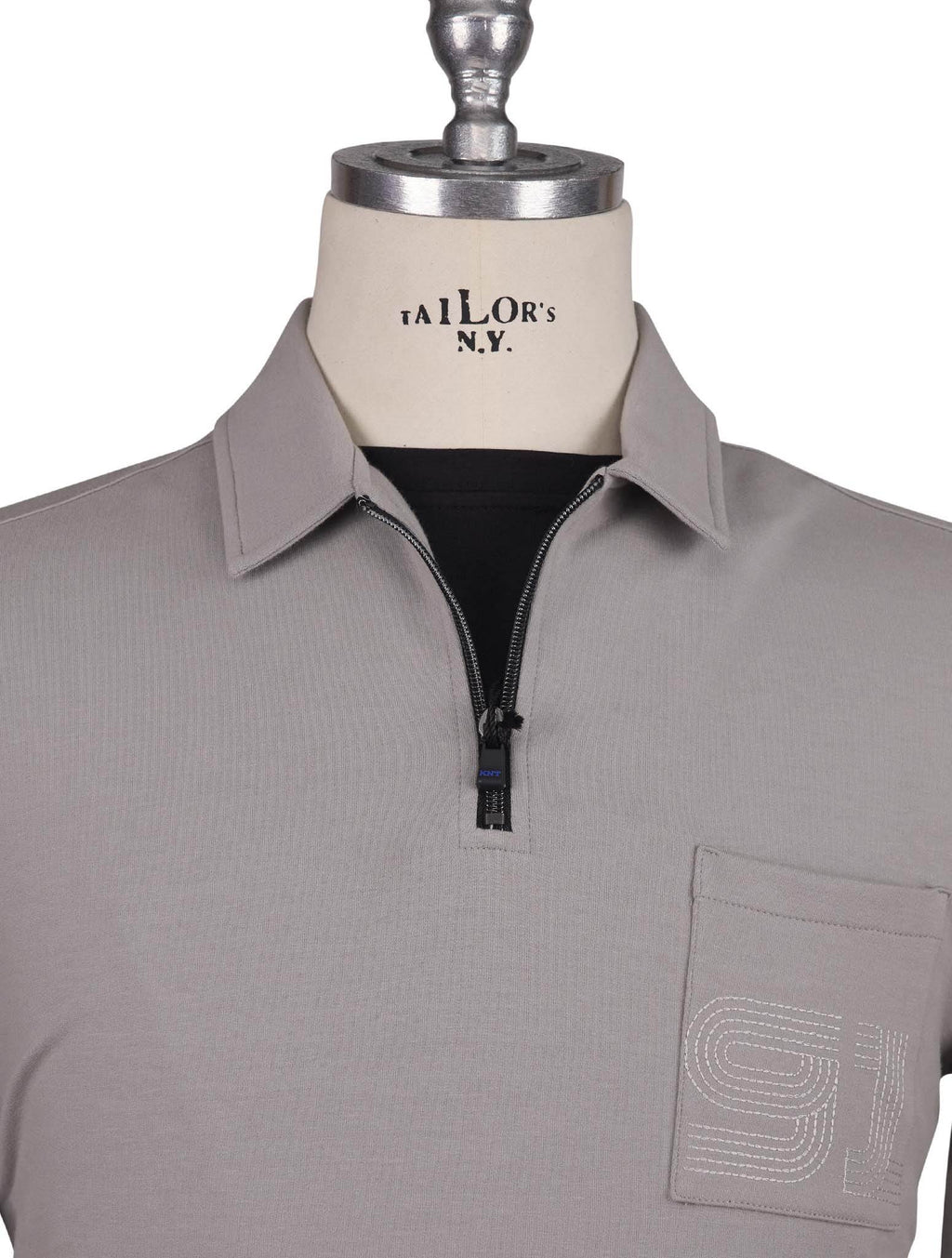 Kiton Knt Taupe Cotton Ea Polo