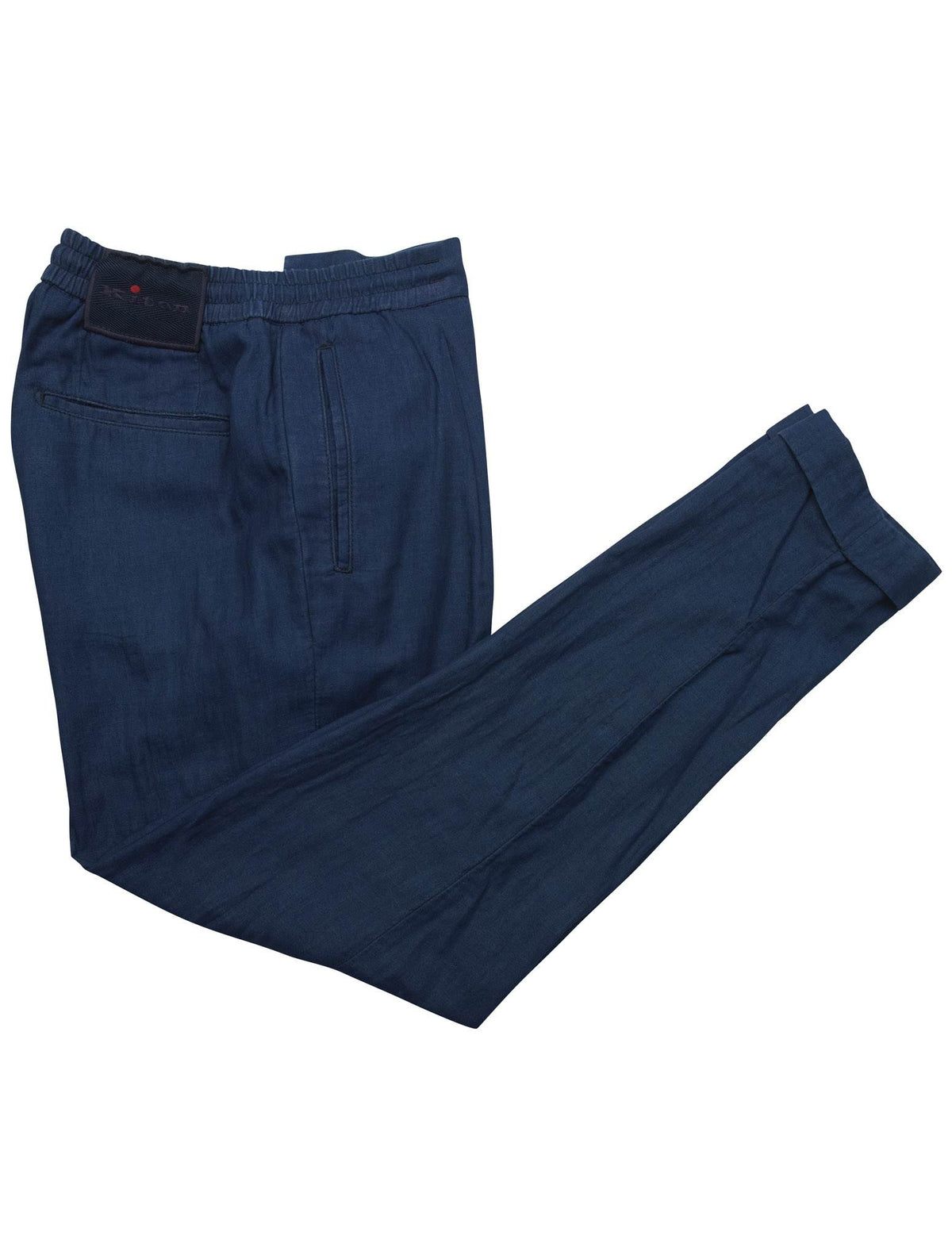 Kiton Blue Cotton Pants