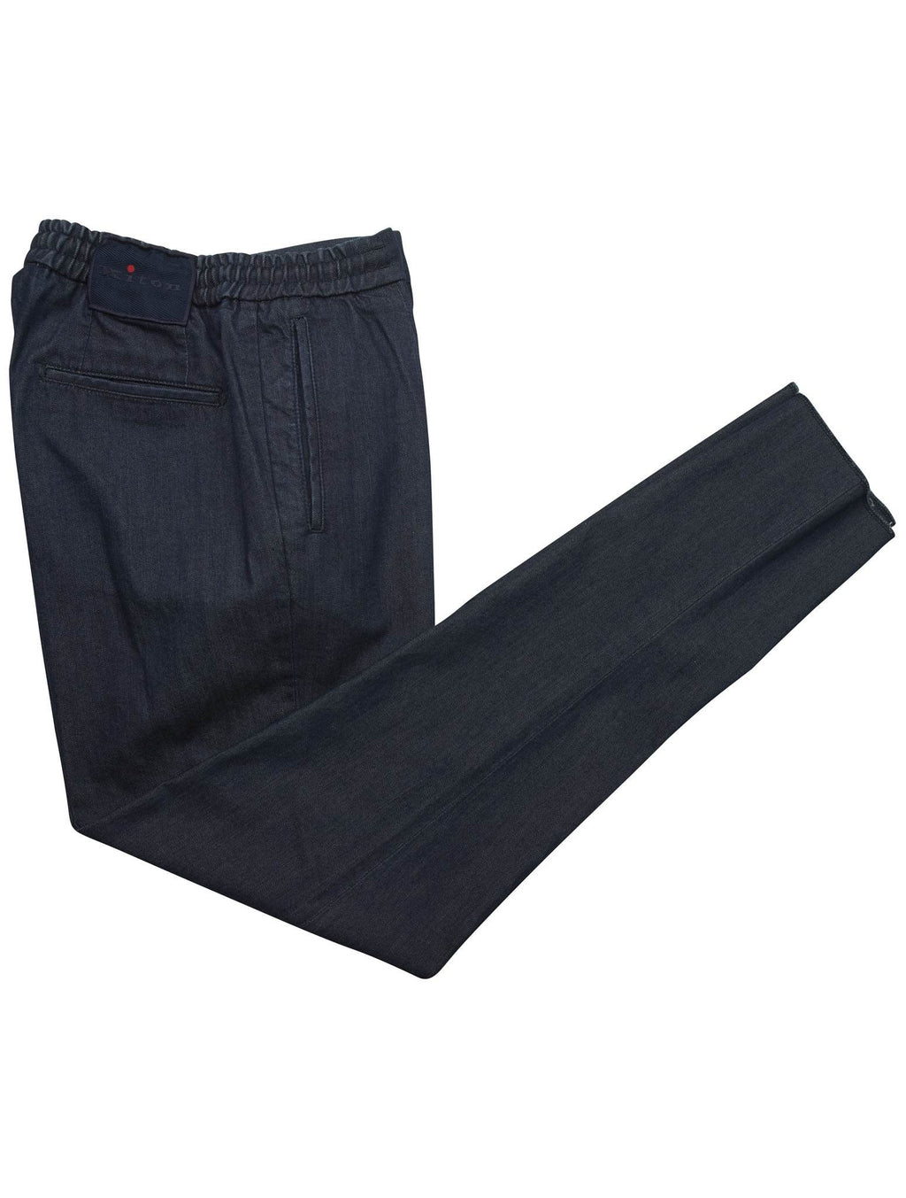 Kiton Kiton Blue Cotton Silk Pants Blue 000