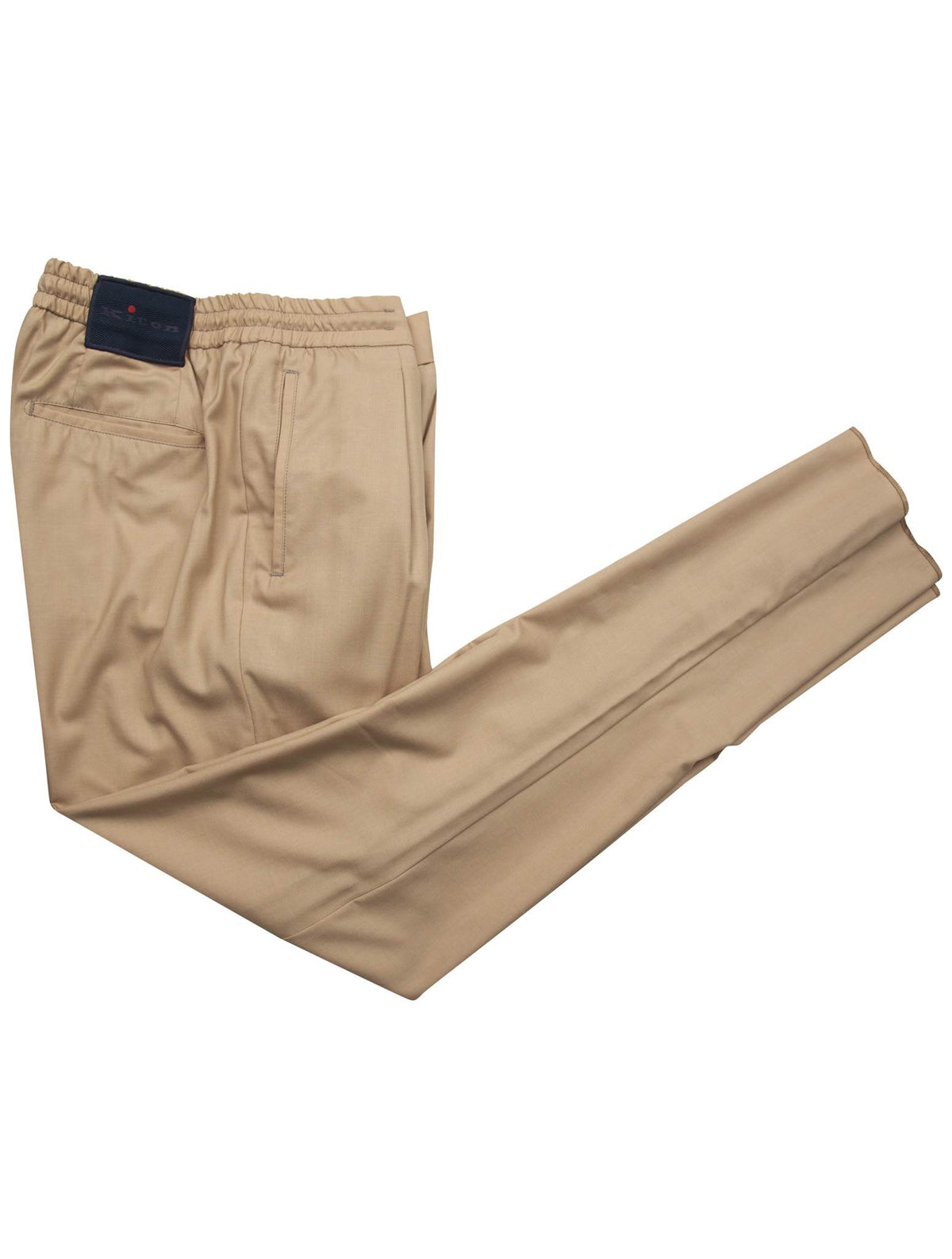 Kiton Beige Cashmere Silk Pants