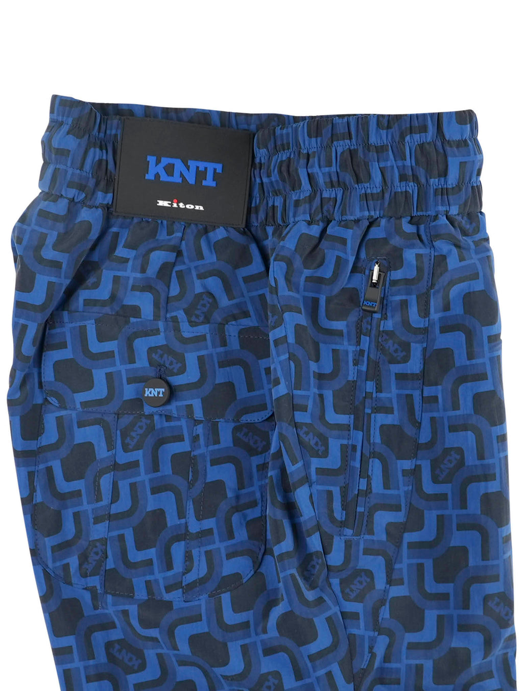 Kiton KNT Blue Black Pa Cargo Pants