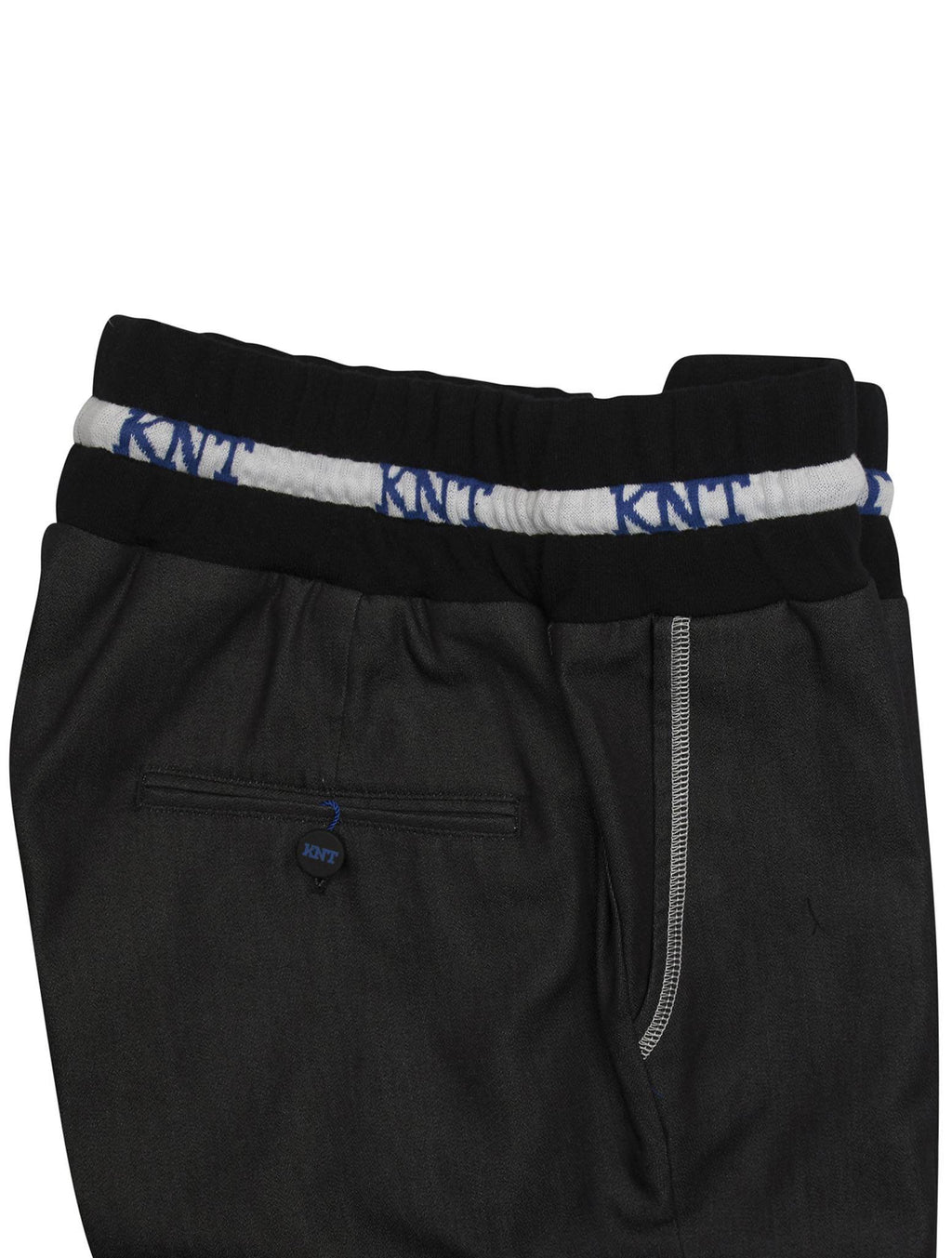 Kiton KNT Gray Cotton Pl Ea Pants