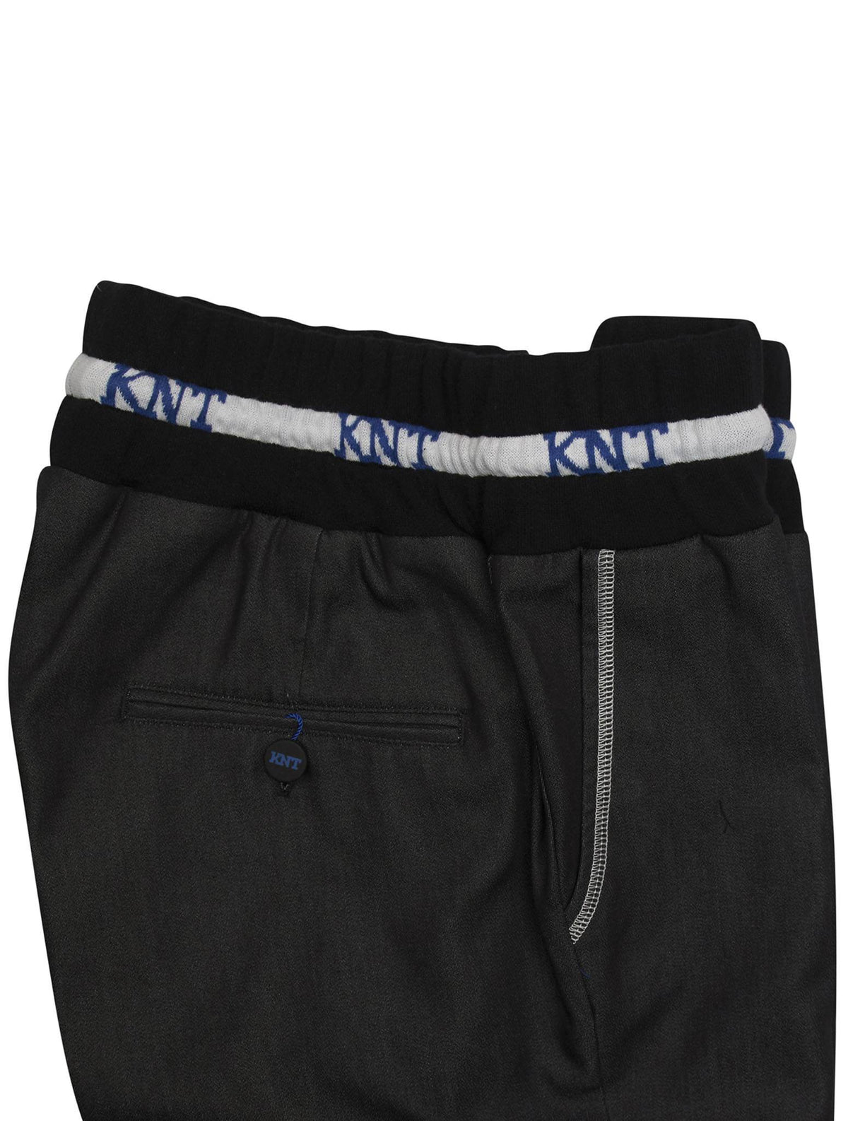 Kiton KNT Gray Cotton Pl Ea Pants