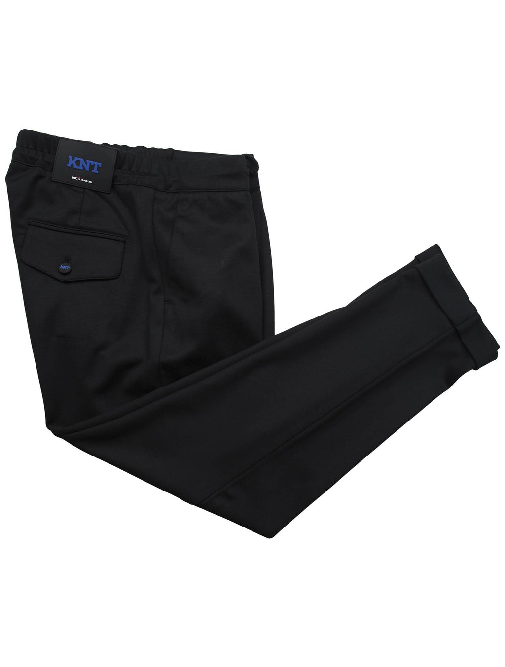 Kiton Kiton KNT Cotton Silk Pants Black 000