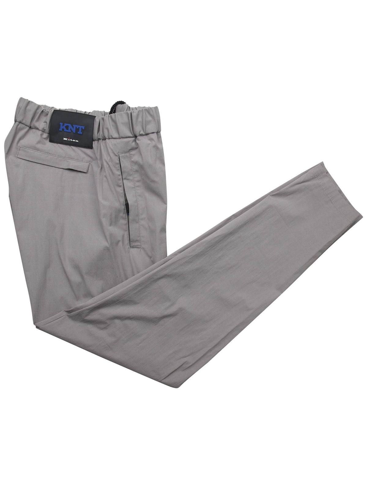 Kiton Kiton KNT Gray Cotton Ea Pants Gray 000