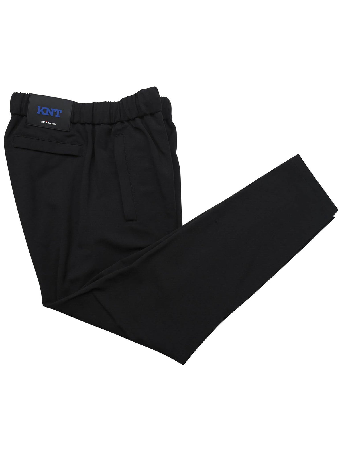Kiton KNT Black Wool Pa Ea Pants