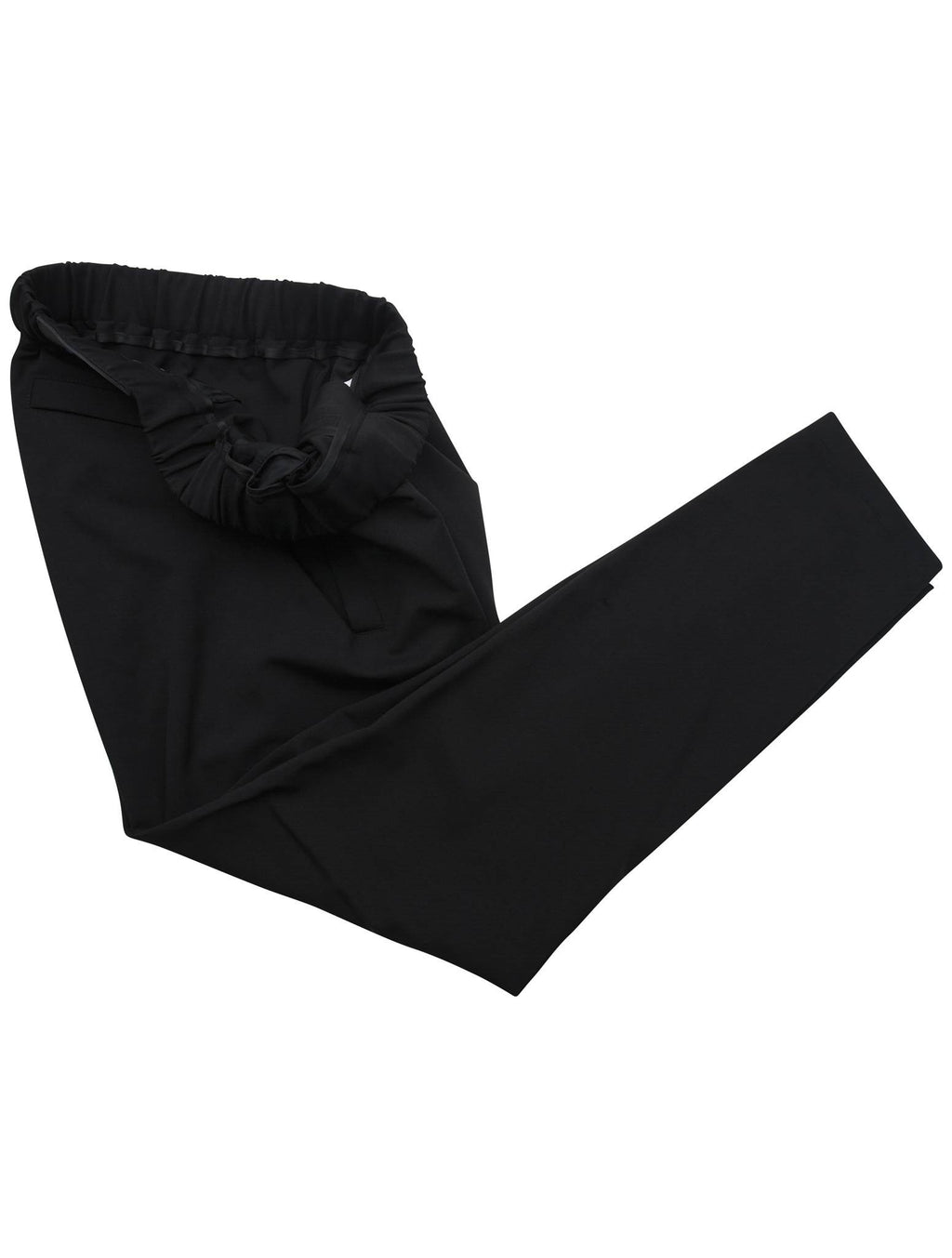 Kiton Kiton KNT Black Wool Pa Ea Pants Black 001