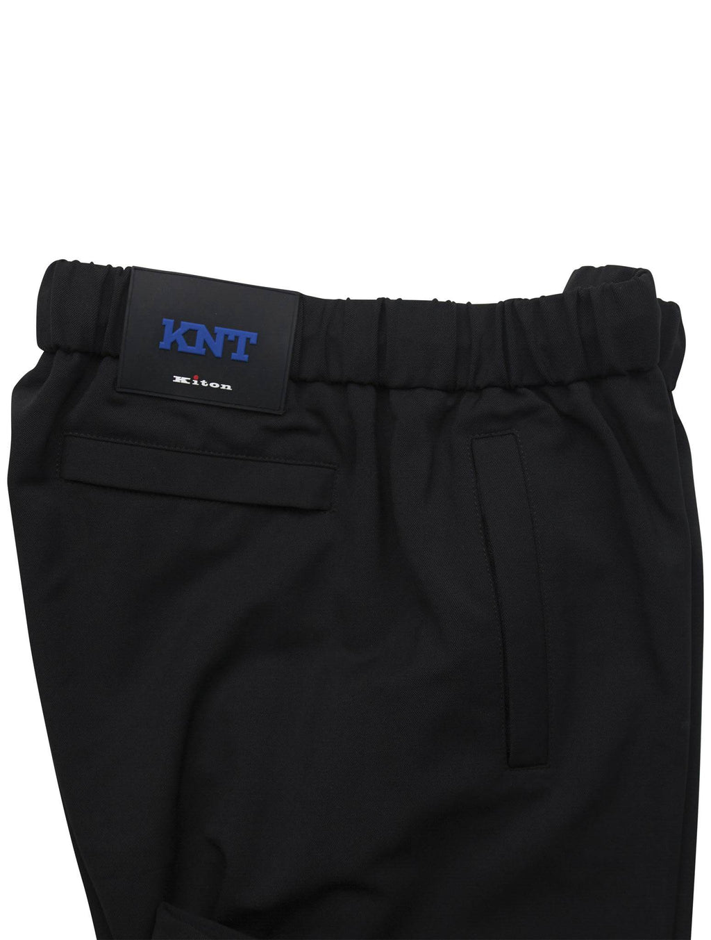 Kiton KNT Black Wool Pa Ea Pants