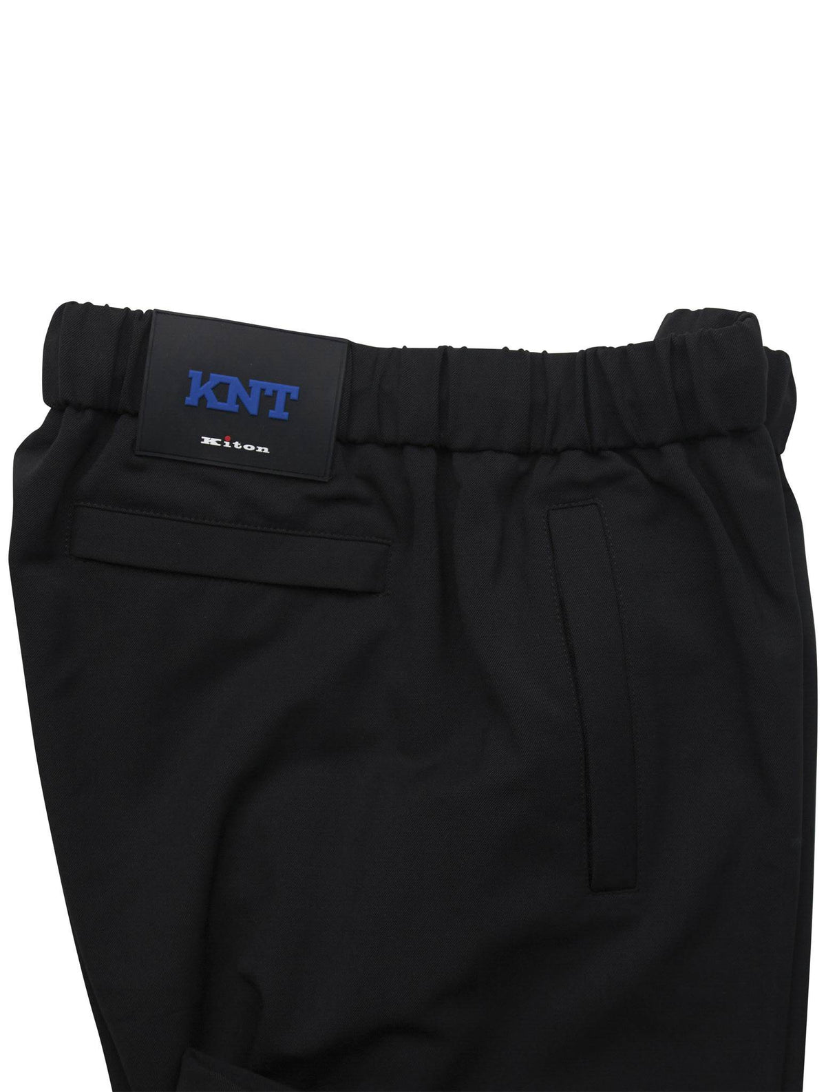 Kiton KNT Black Wool Pa Ea Pants