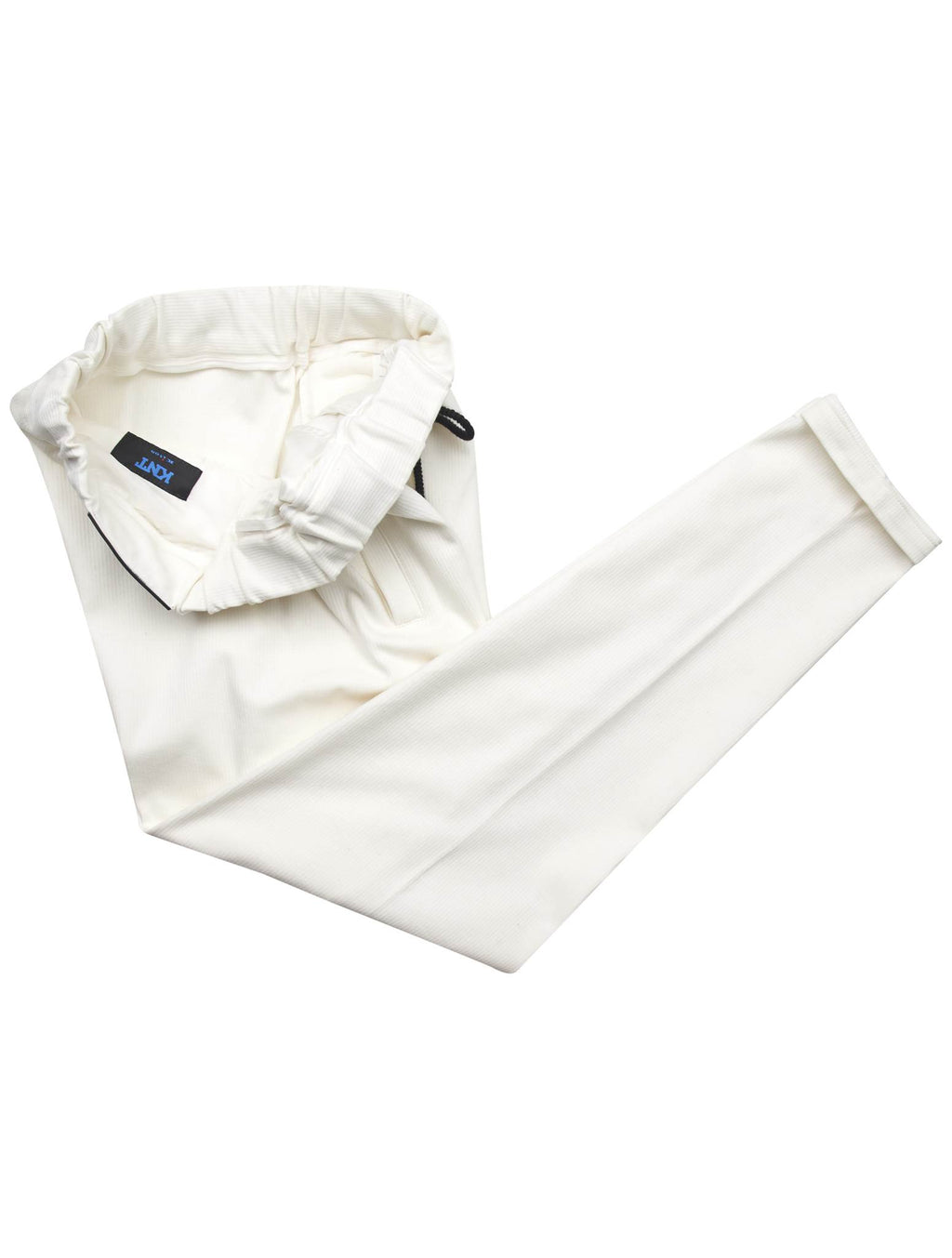 KNT Kiton KNT Cotton Ea Pants White 001