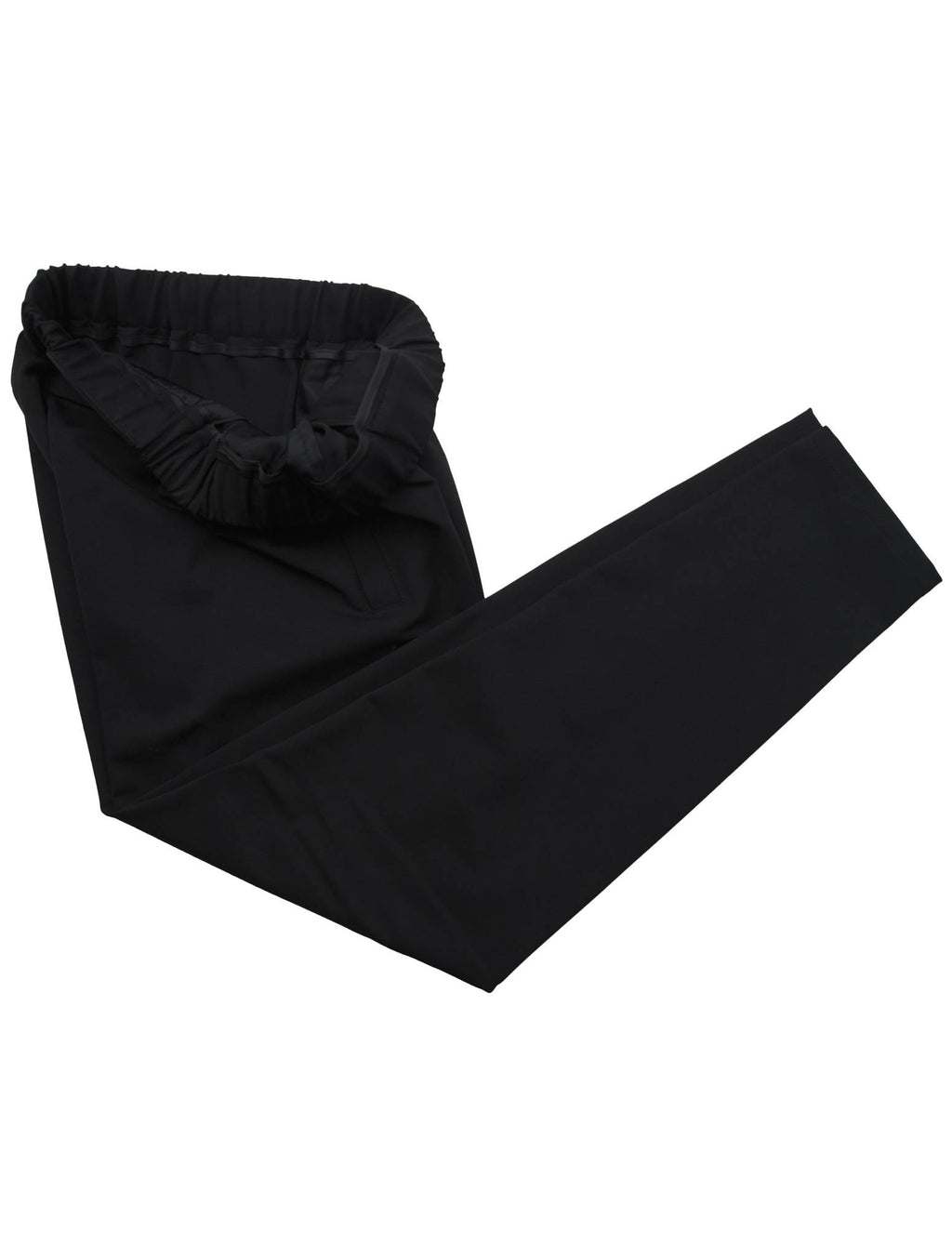 KNT Kiton KNT Black Wool Pa Ea Pants Black 001