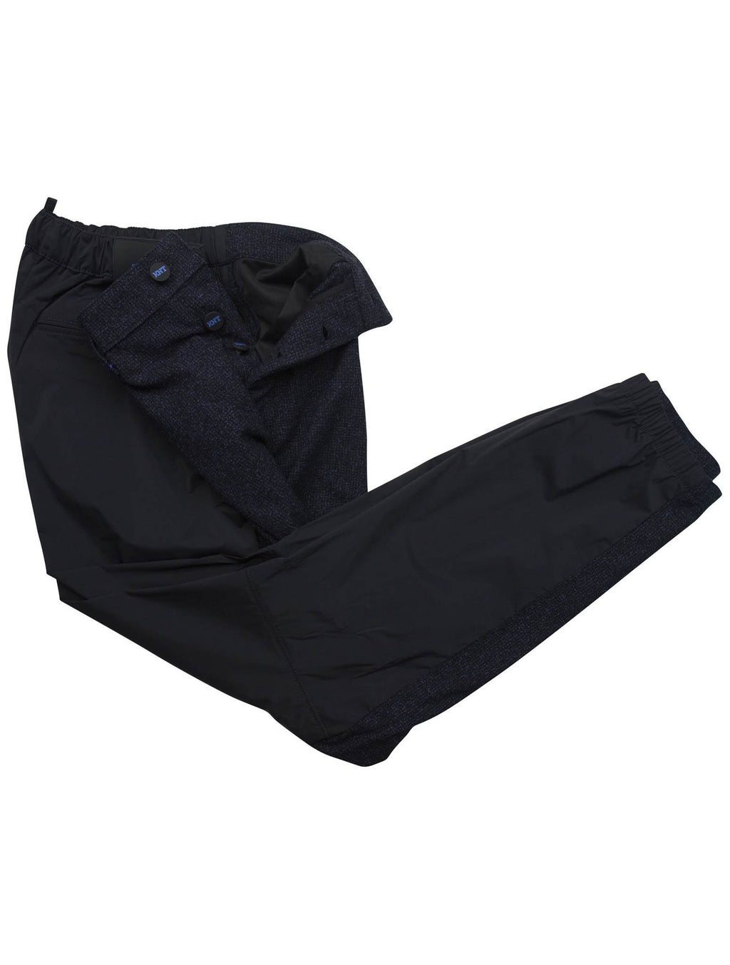 KNT Kiton KNT Black Blue PA Virgin Wool Silk Pa Pants Black / Blue 001