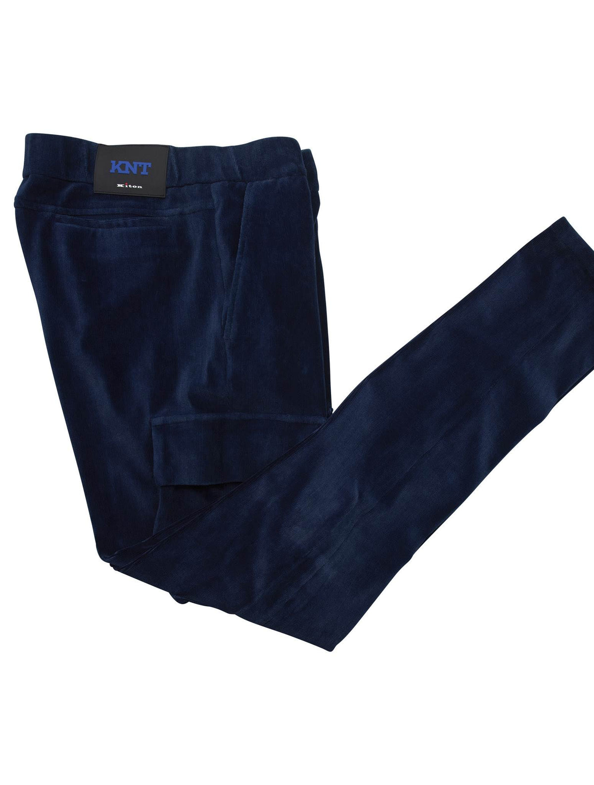 Kiton KNT Blue Cotton Ea Velvet Cargo Pants