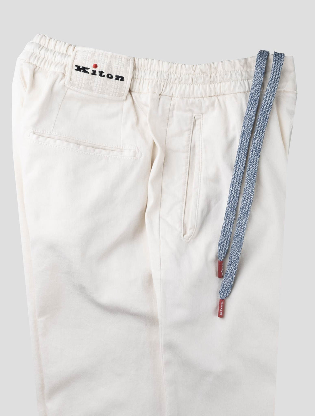 Kiton Beige Cotton Pants
