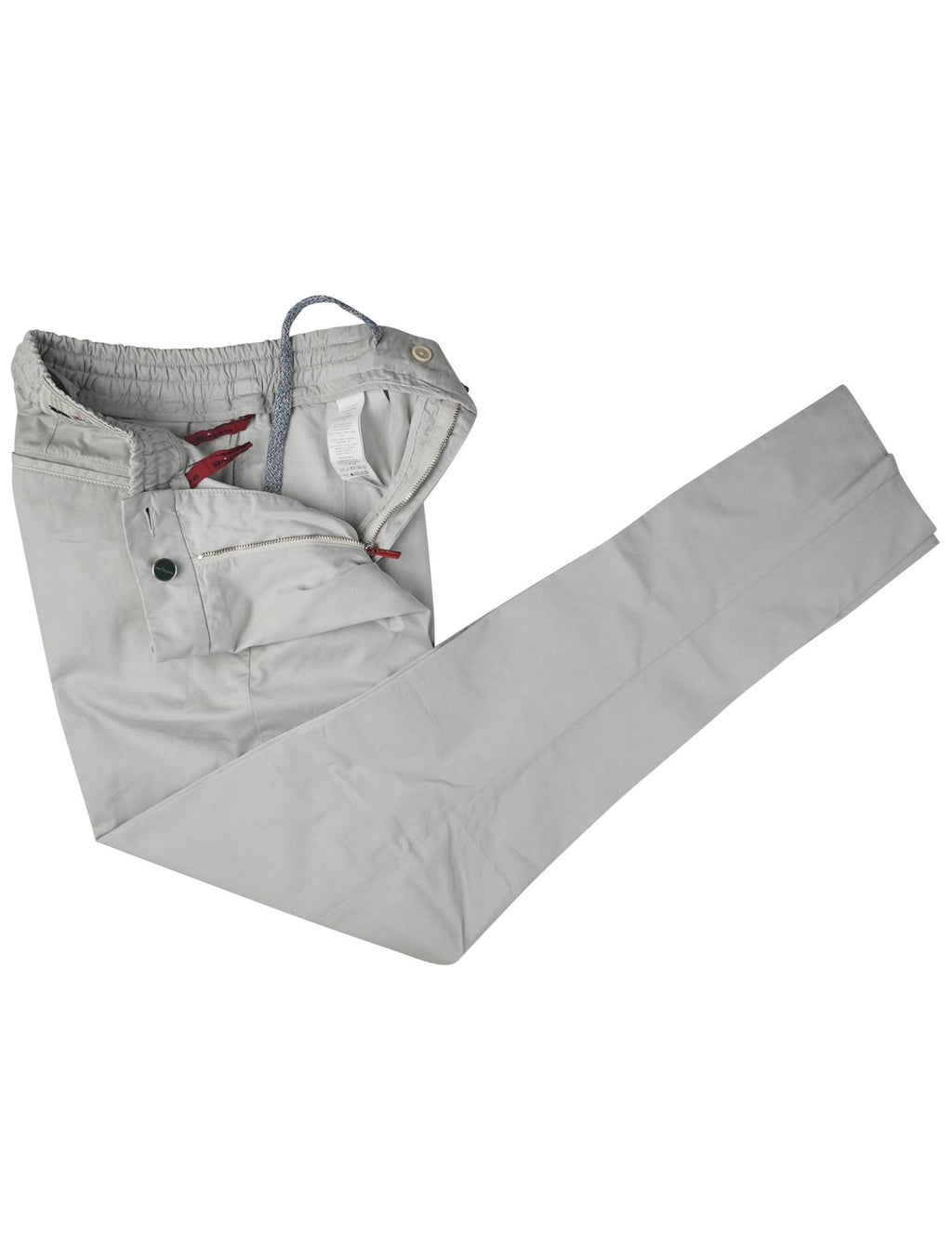 Kiton Kiton Gray Cotton Pants Gray 001