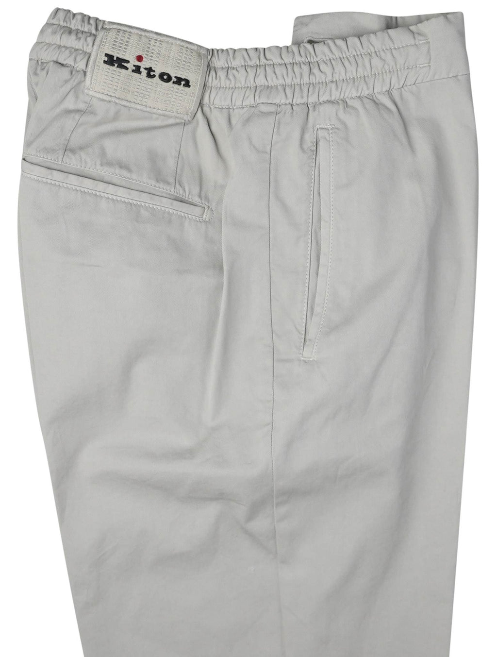 Kiton Gray Cotton Pants