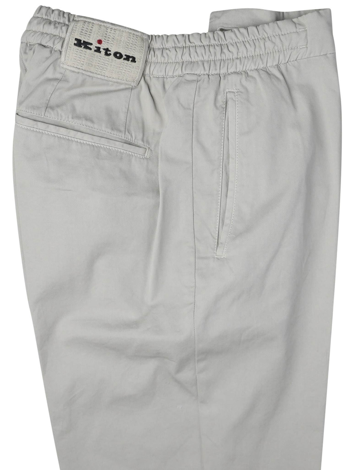Kiton Gray Cotton Pants