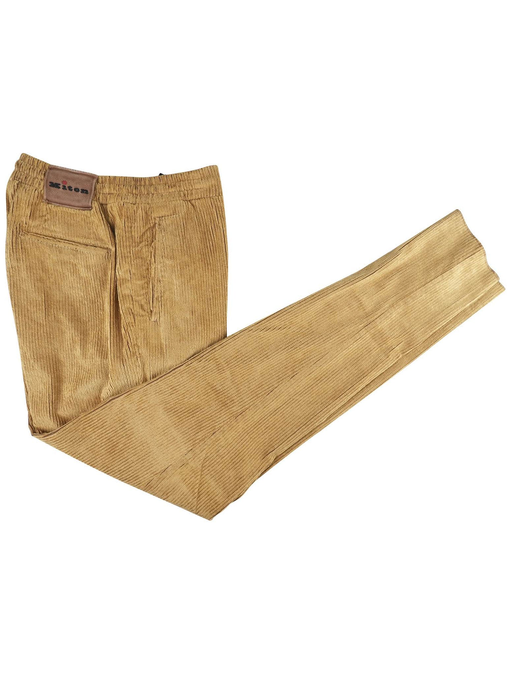 Kiton Yellow Cotton Modal Ea Pants