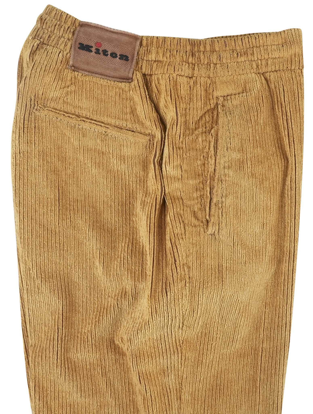 Kiton Yellow Cotton Modal Ea Pants