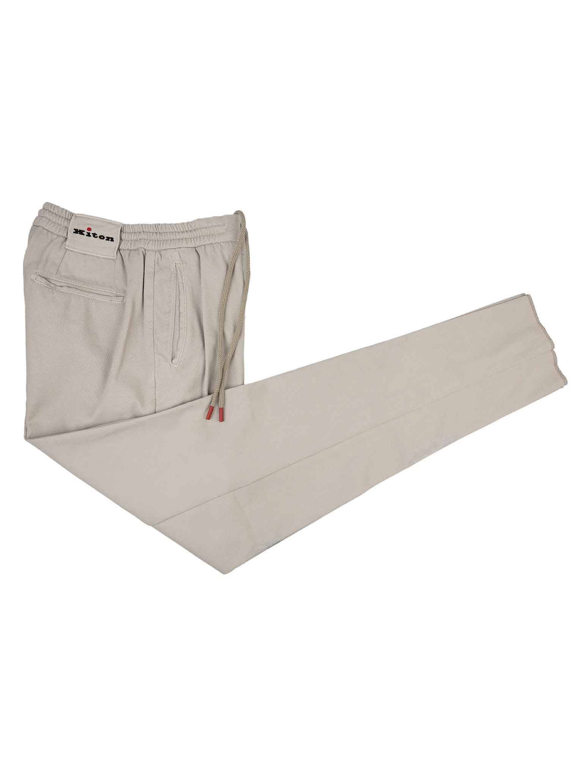 Kiton Kiton Light Gray Cotton Cashmere Ea Pants Light Gray 000