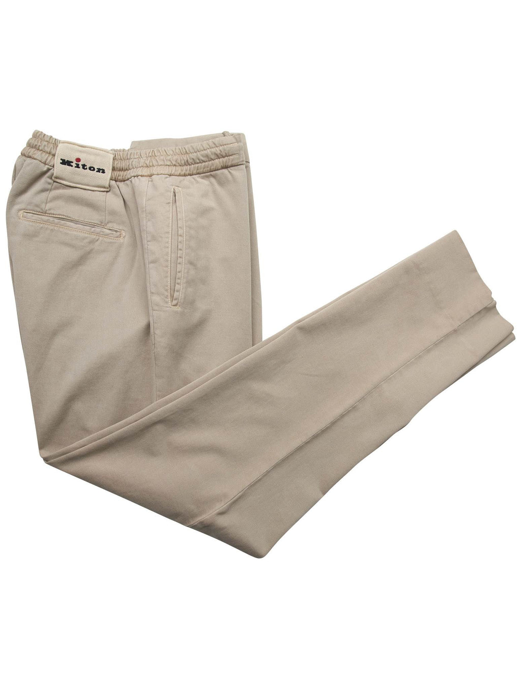 Kiton Kiton Beige Lyocell Cotton Ea Pants Beige 000