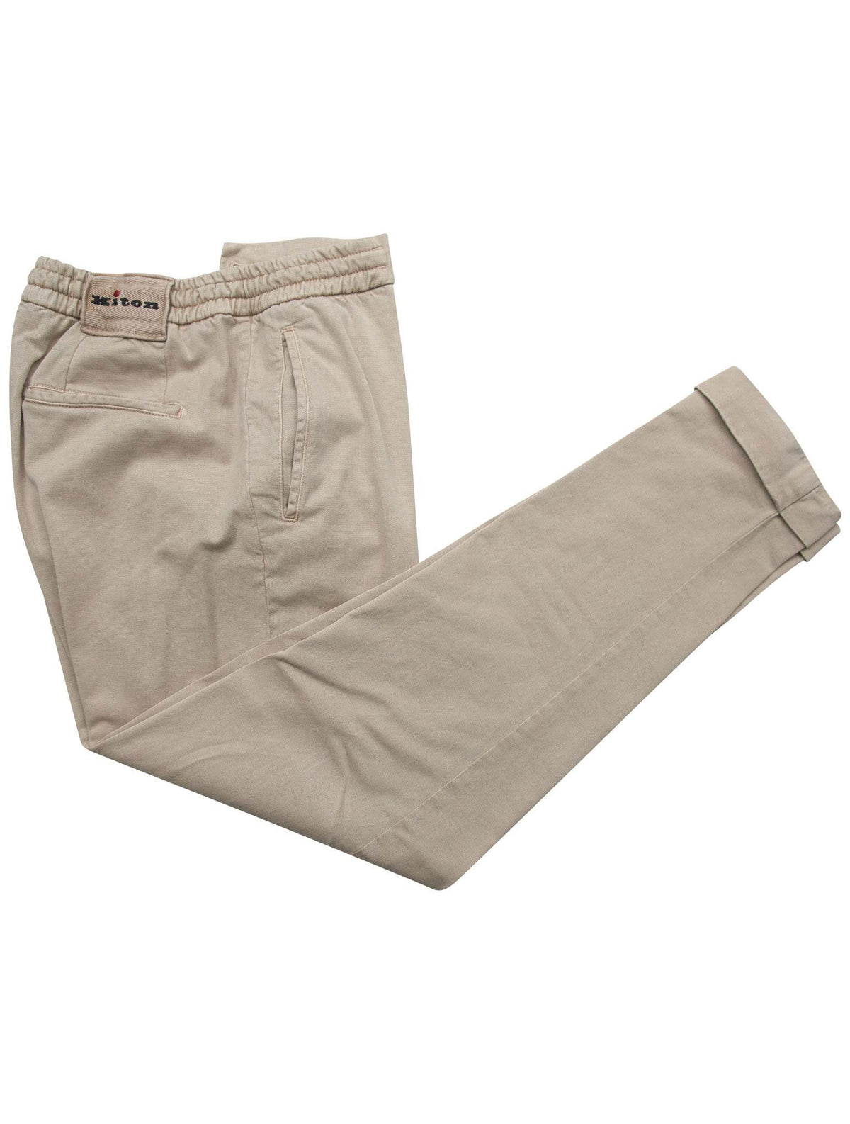 Kiton Beige Ly Cotton Ea Pants