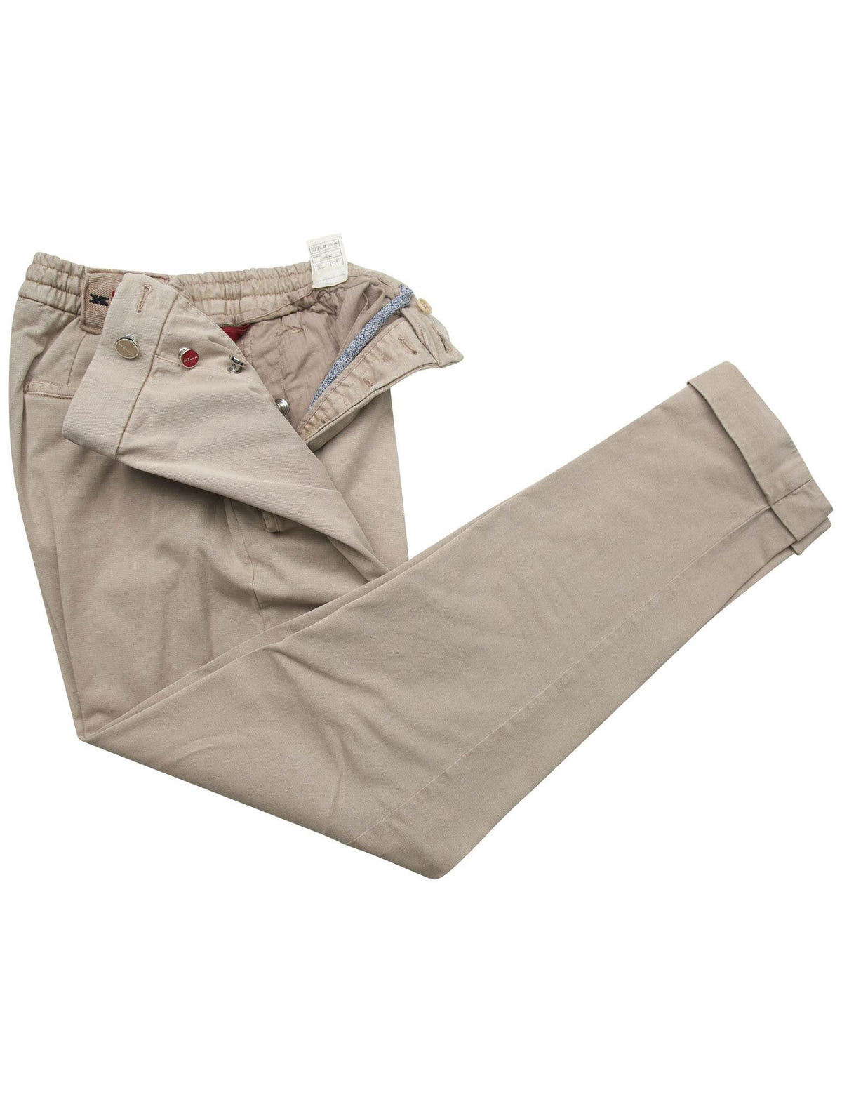Kiton Kiton Beige Ly Cotton Ea Pants Beige 001